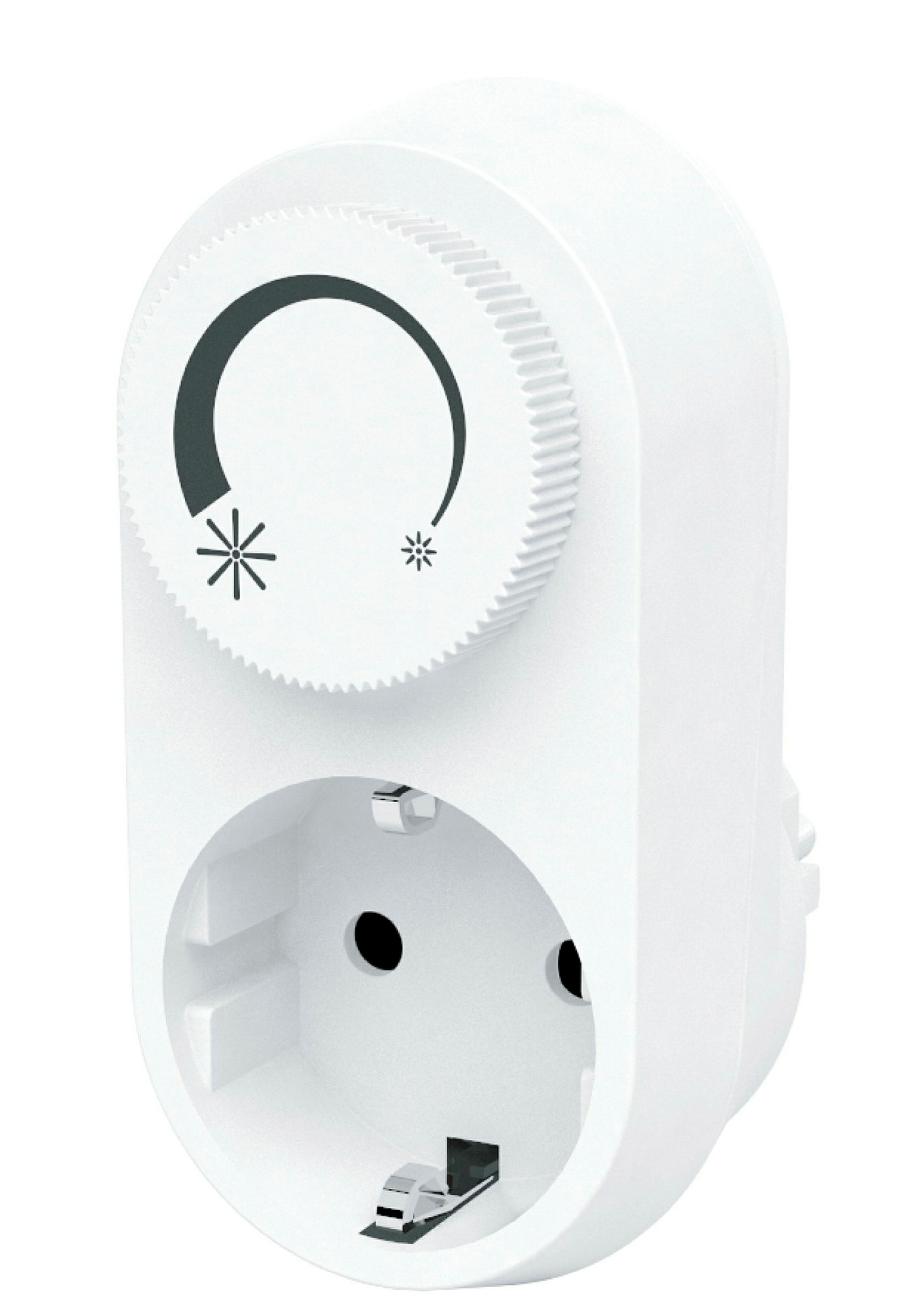 Zwischenstecker mit LED-Helligkeitsregler