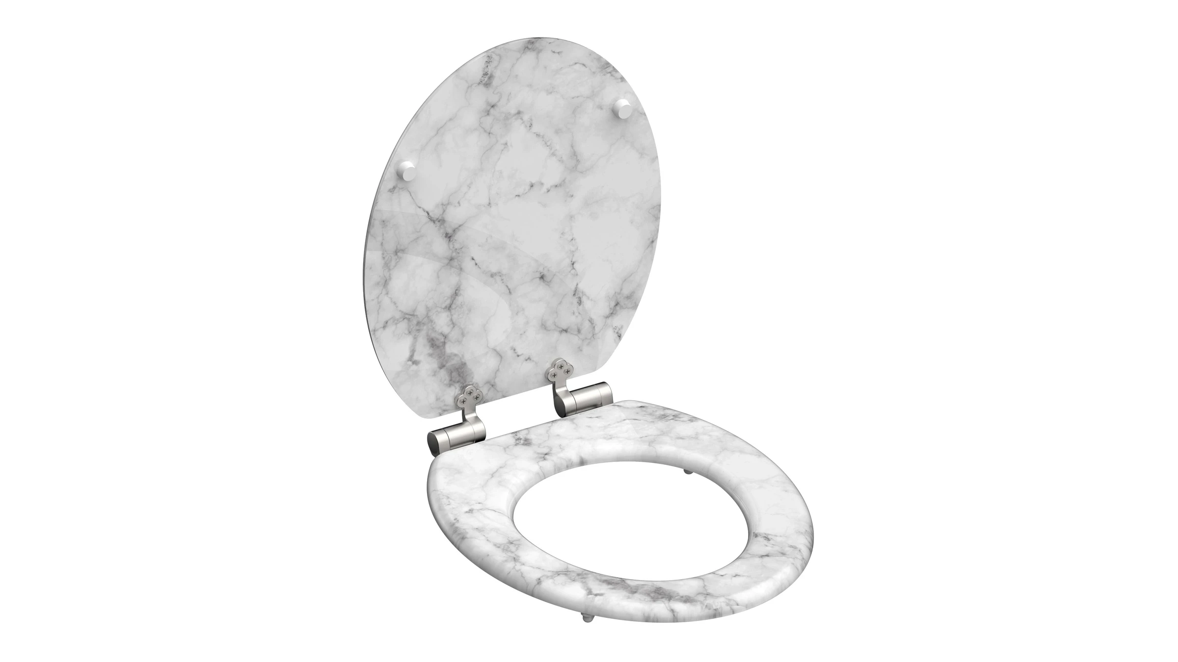 MDF WC-Sitz MARMOR STONE, mit Absenkautomatik