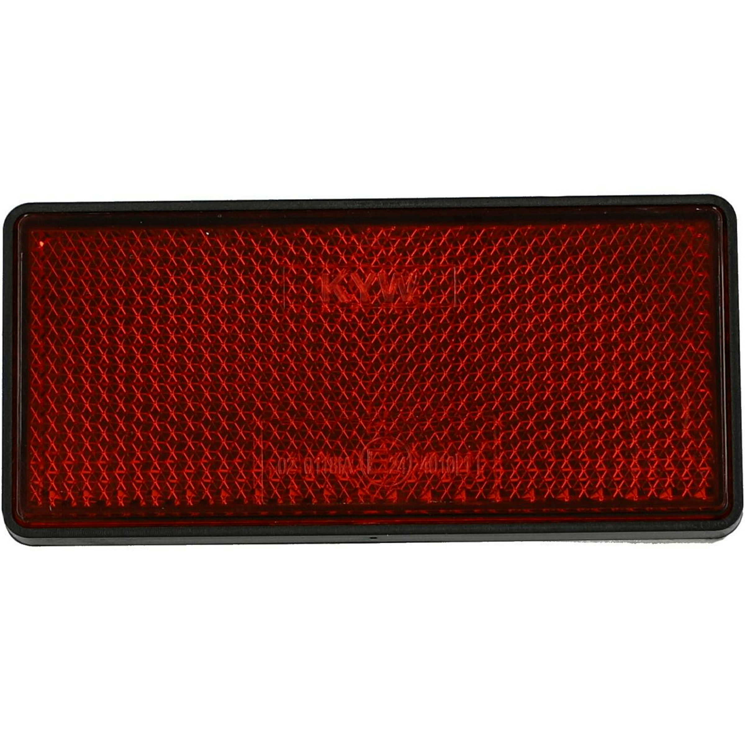 Reflektor Heck eckig 85x38 rot 2er Set