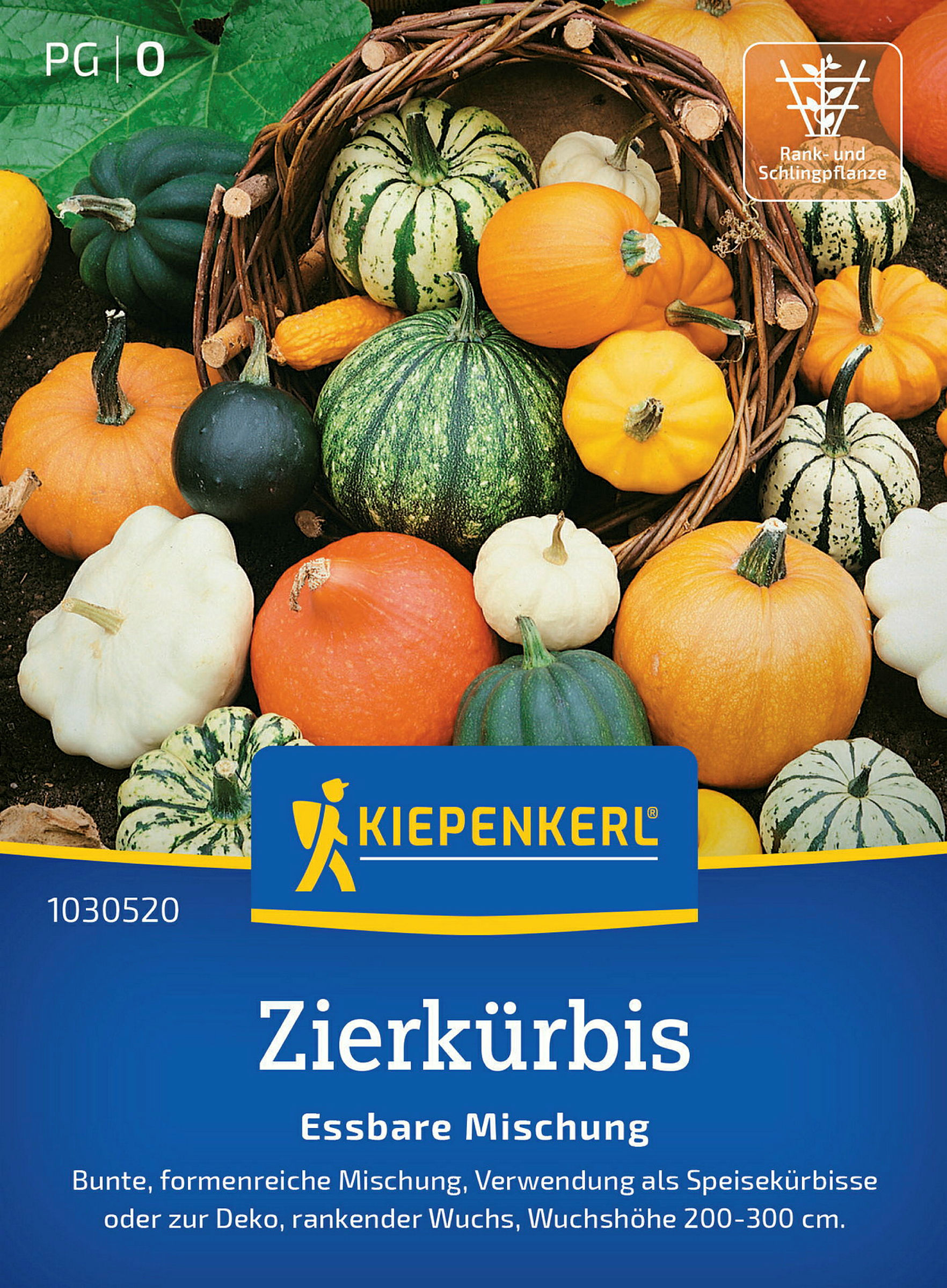 Kiepenkerl Zierkürbis Essbare Mischung