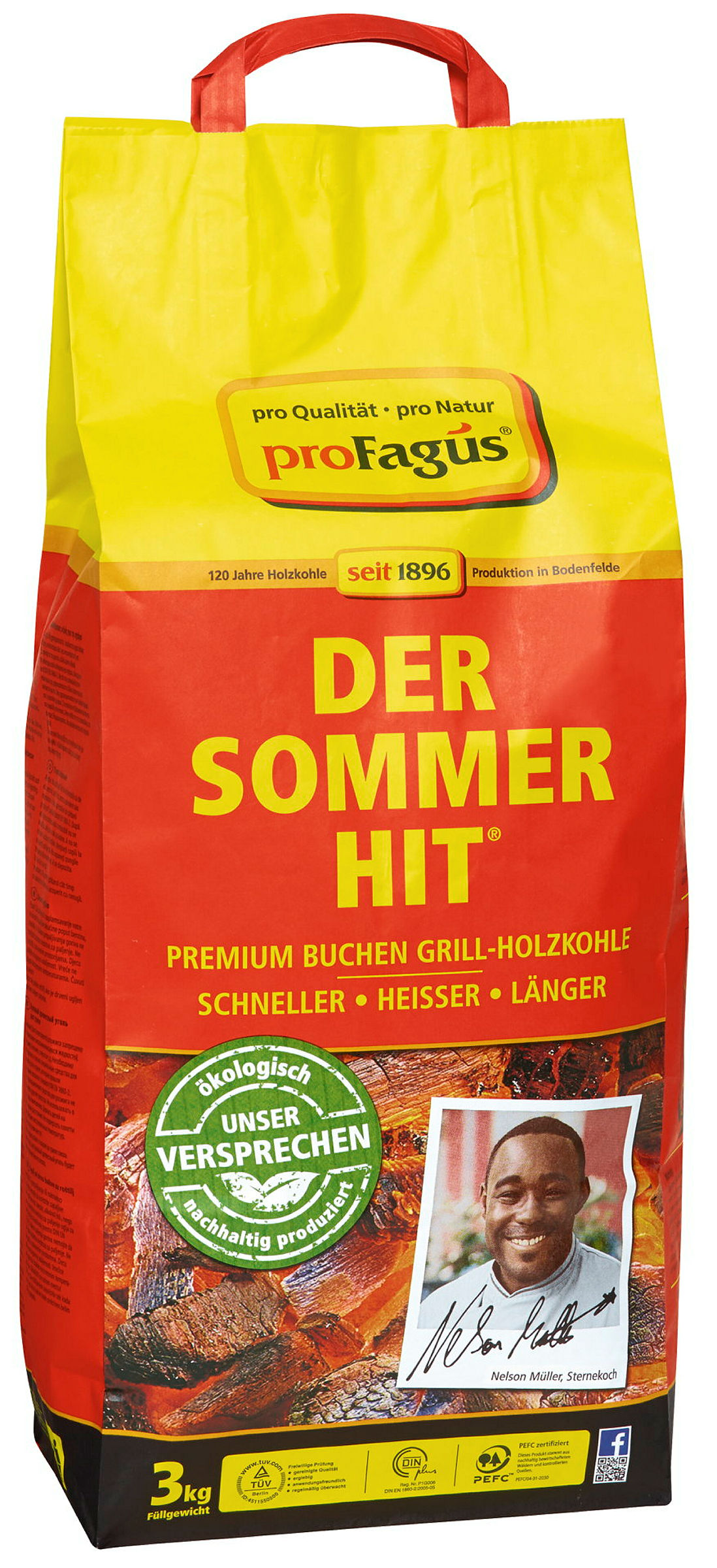 Holzkohle Sommerhit 3 kg