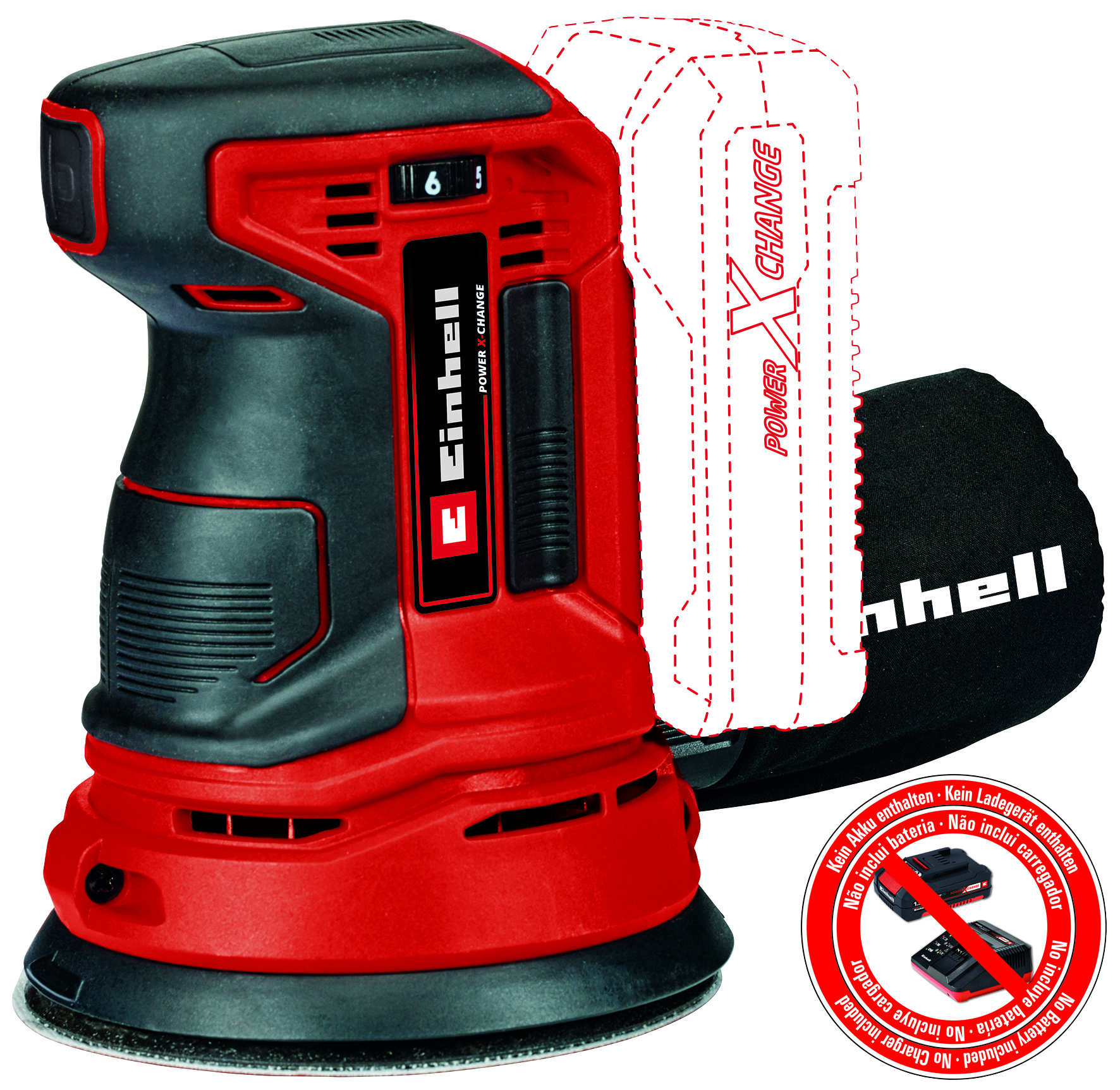 Einhell Expert TE-RS 18 Li-Solo Akku-Exzenterschleifer