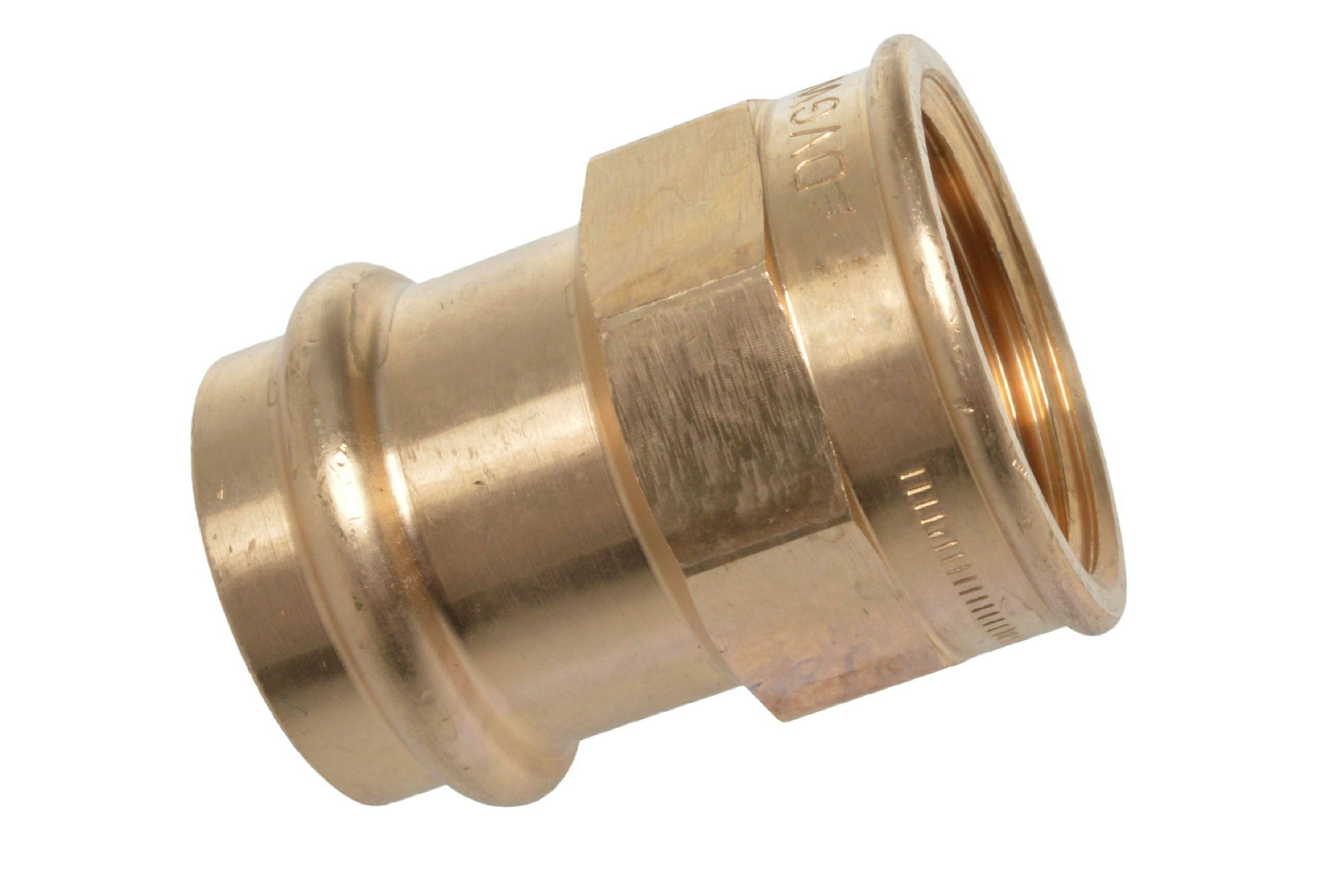 RG Übergangsmuffe, blank, 22 mm x 1''IG, 1 Muffe, (P4270g)