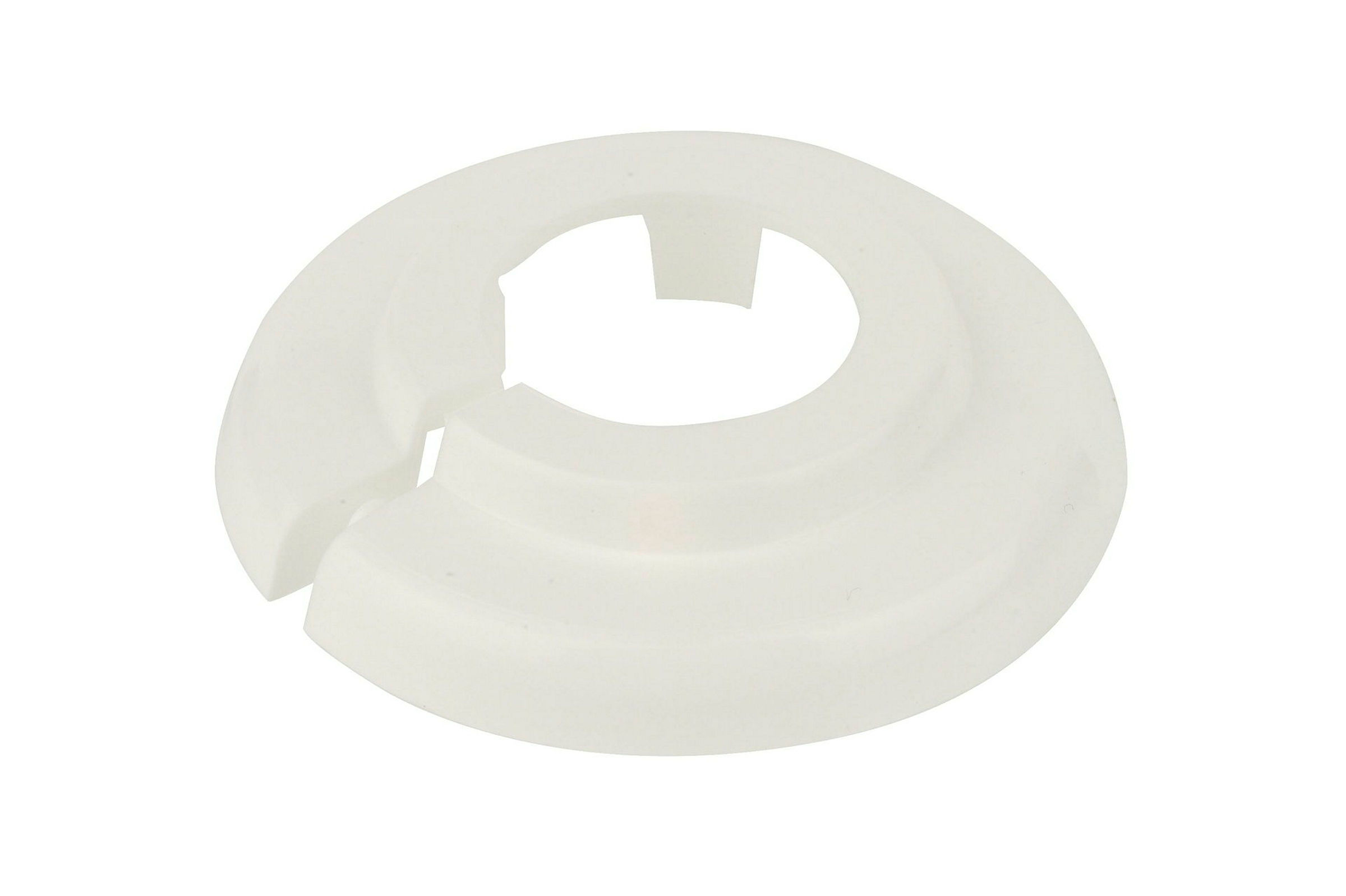 PP Heizungs-Rosette, Weiß, 15 x 10 mm, für 1/4'' (1x)