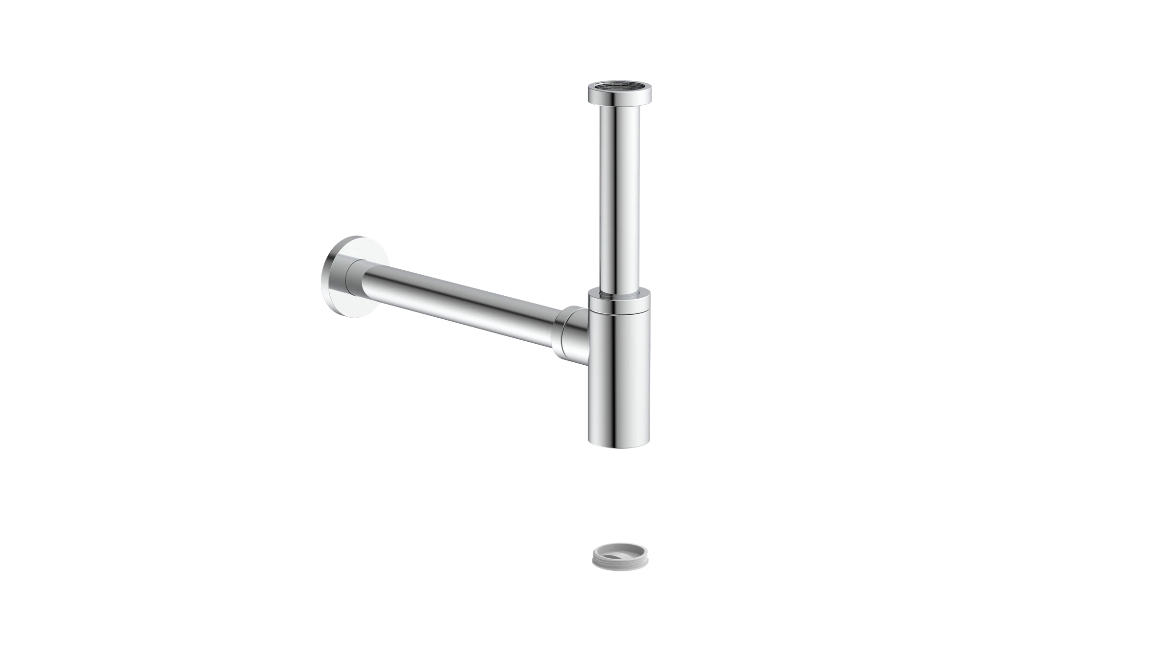 DS-5WK Flaschensiphon, Chrom, 1 1/4'' x 32 mm