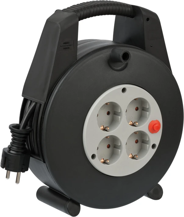 Vario-Line VL-XL schw.15m VV-F3G1.5 Duo-S-System 4-Fach Steckdose
