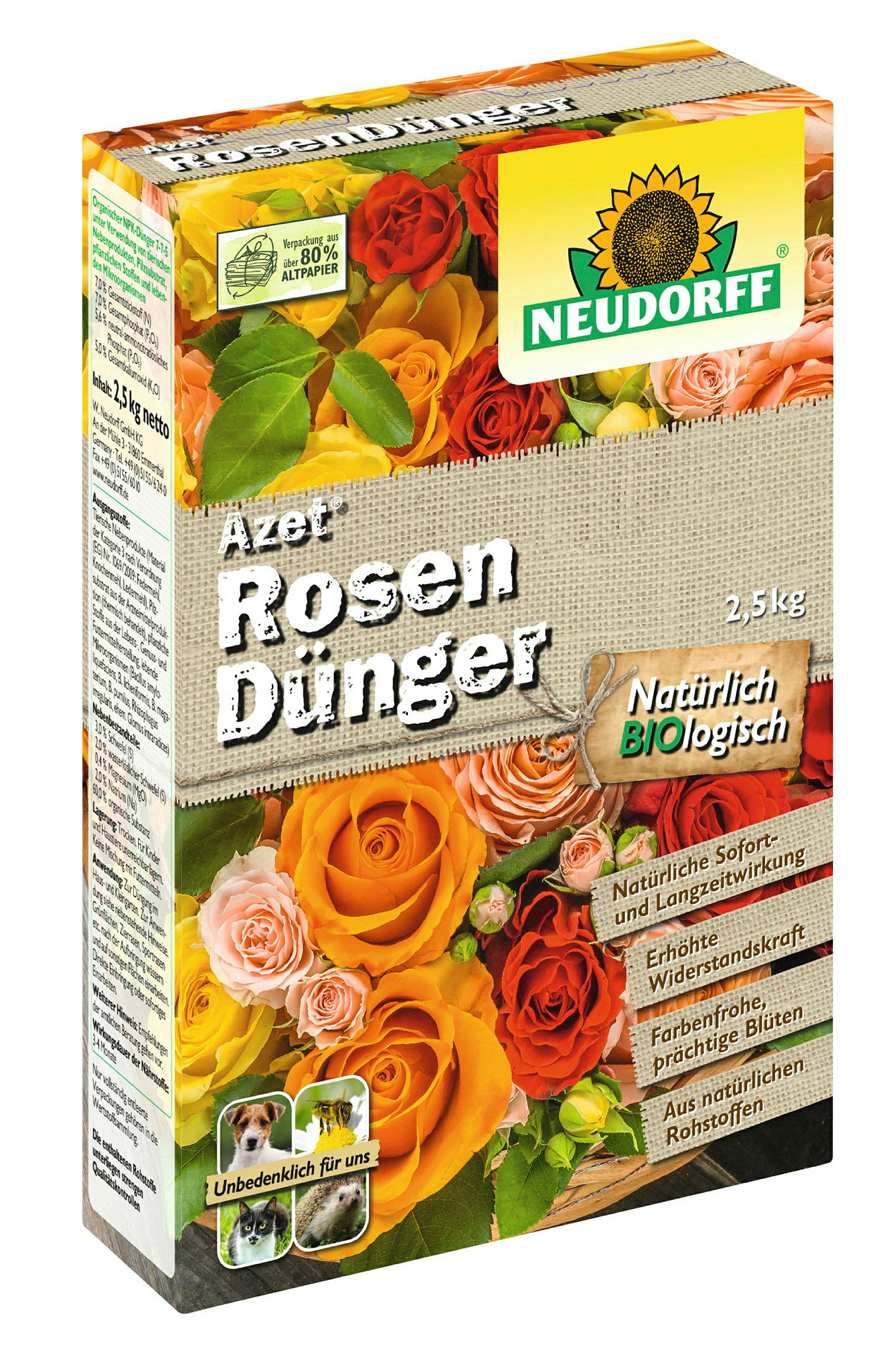 Neudorff Azet RosenDünger2,5 kg