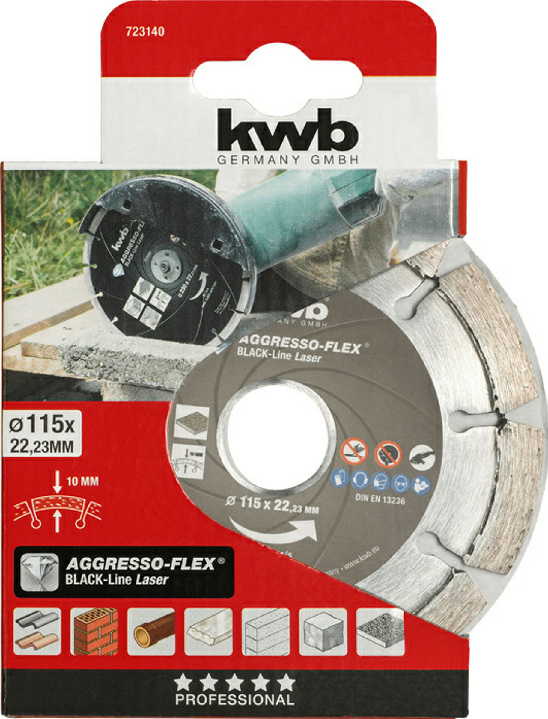 AGGRESSO-FLEX® Black-Line DIAMANT Trennscheiben, ø 115 mm