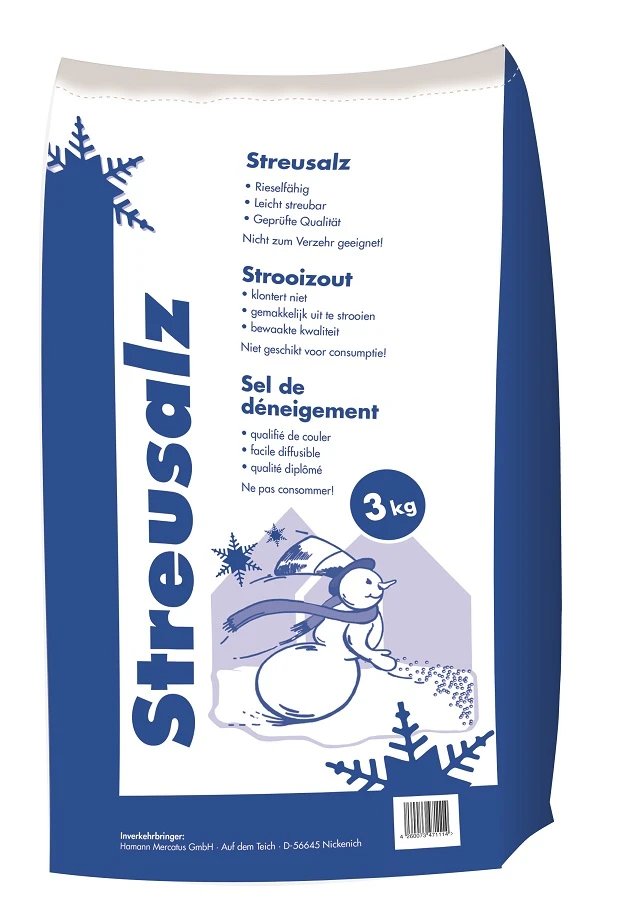 Streusalz 3 kg / Pal. = 256 Btl.