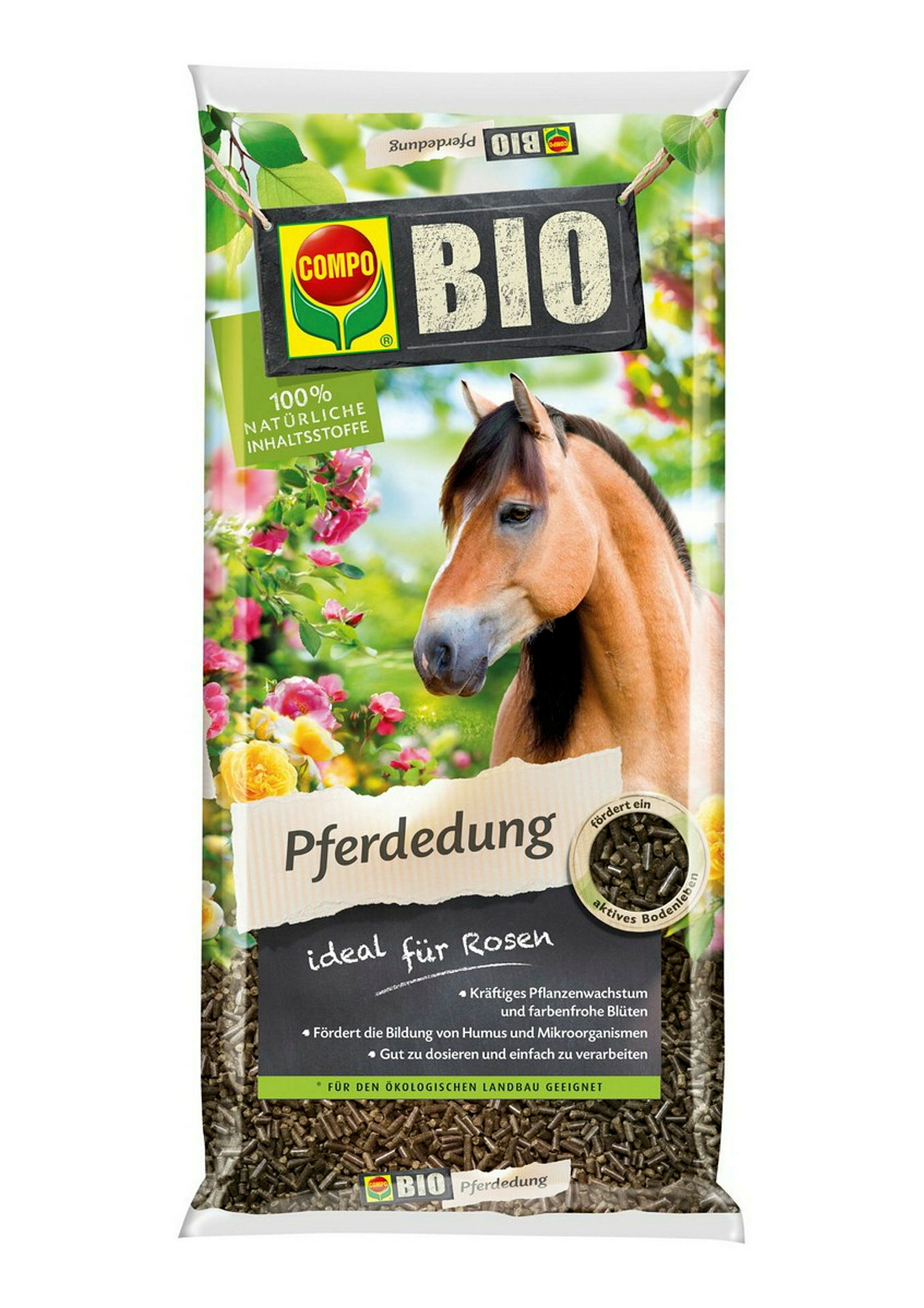 COMPO BIO Pferdedung für Rosen12 kg