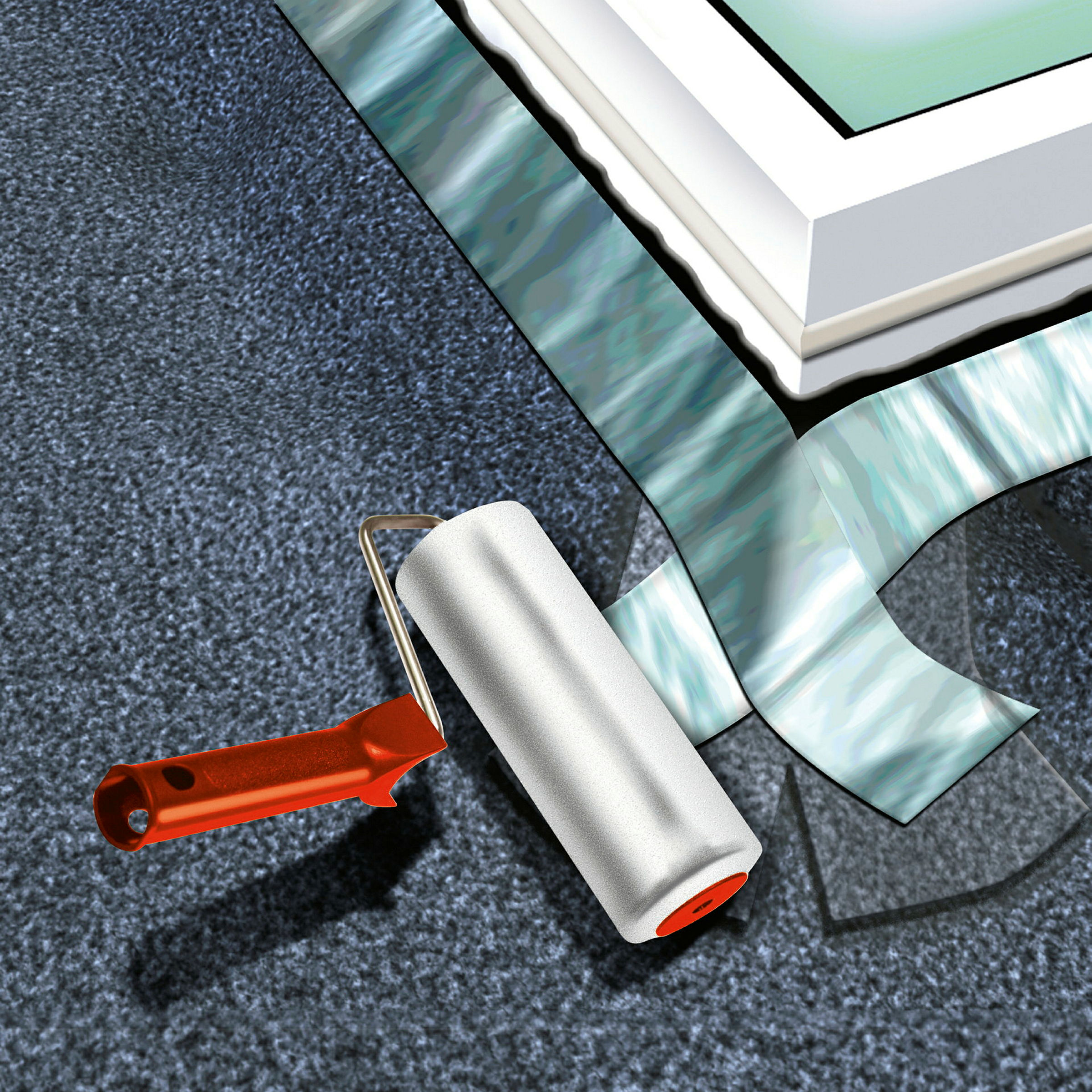 MEM Bitumen-Band, 10 m x 7,5 cm alu