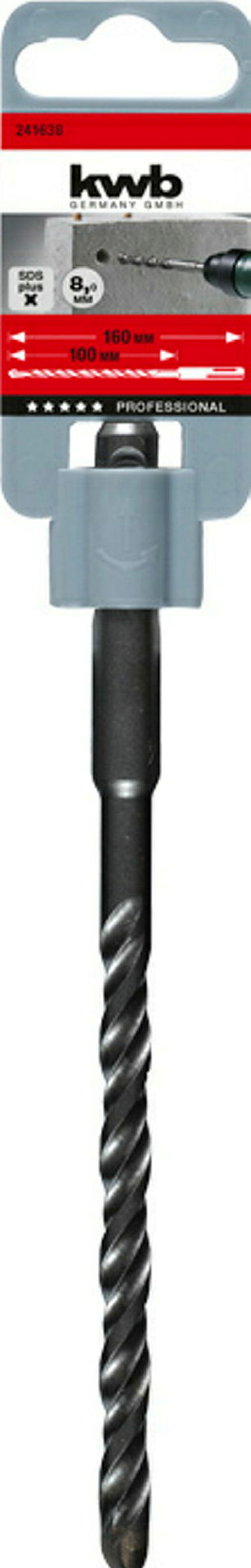 HB 44 SDS plus Hammerbohrer, 160/100 mm, ø 8.0 mm