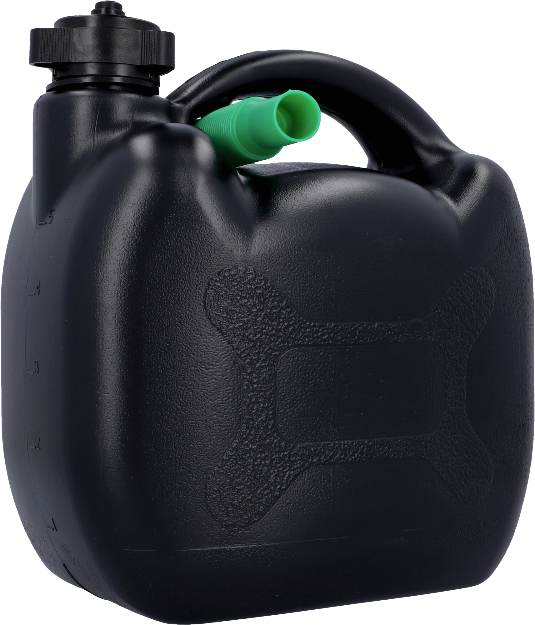Benzinkanister Kunststoff 5L, schwarz