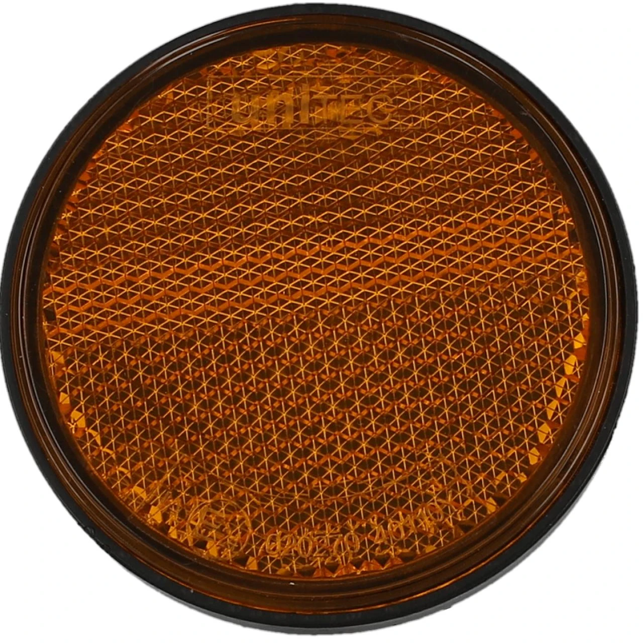 Reflektor Seite rund 60mm gelb