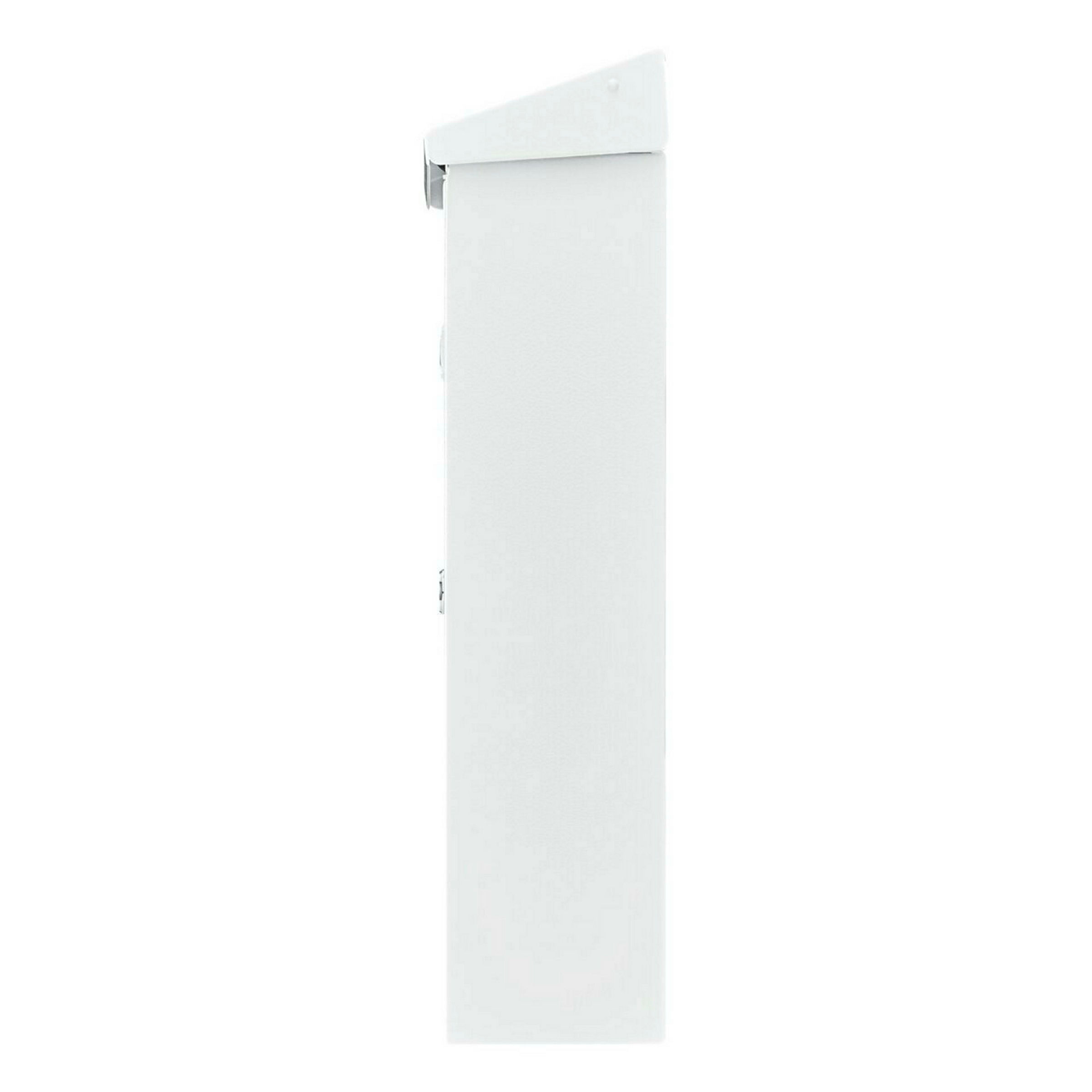 Briefkasten Stahl-lackiert Letter 5832 W weiss