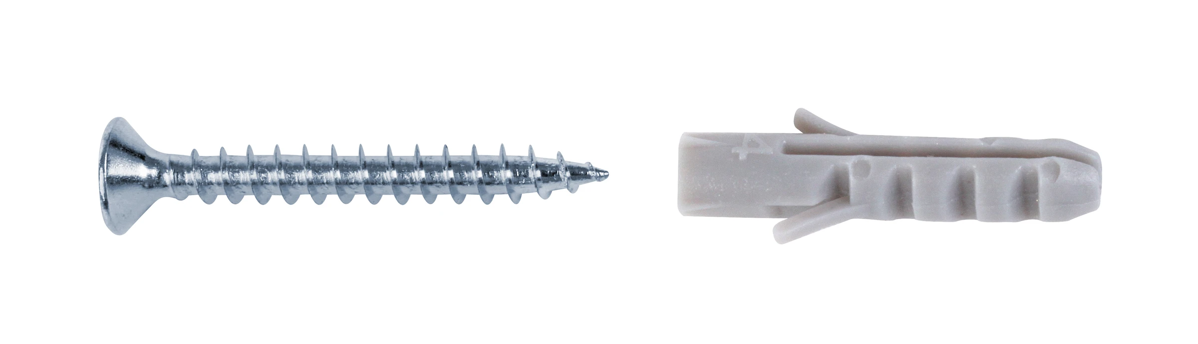 Befestigungsschrauben + Dübel je 10 St., 25x3mm, vz