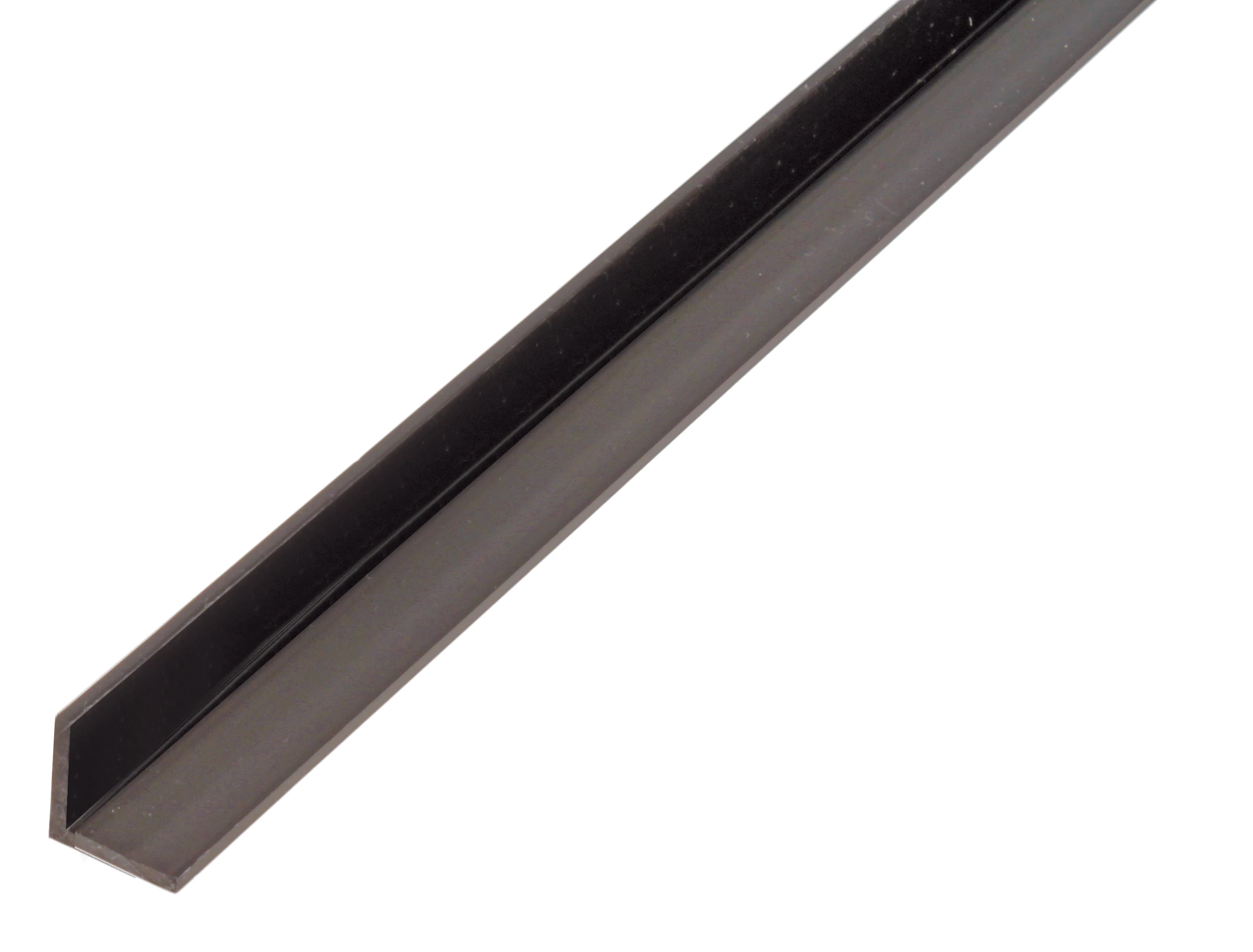Winkelprofil Kunstst. schwarz 10x10x1 mm, 1m
