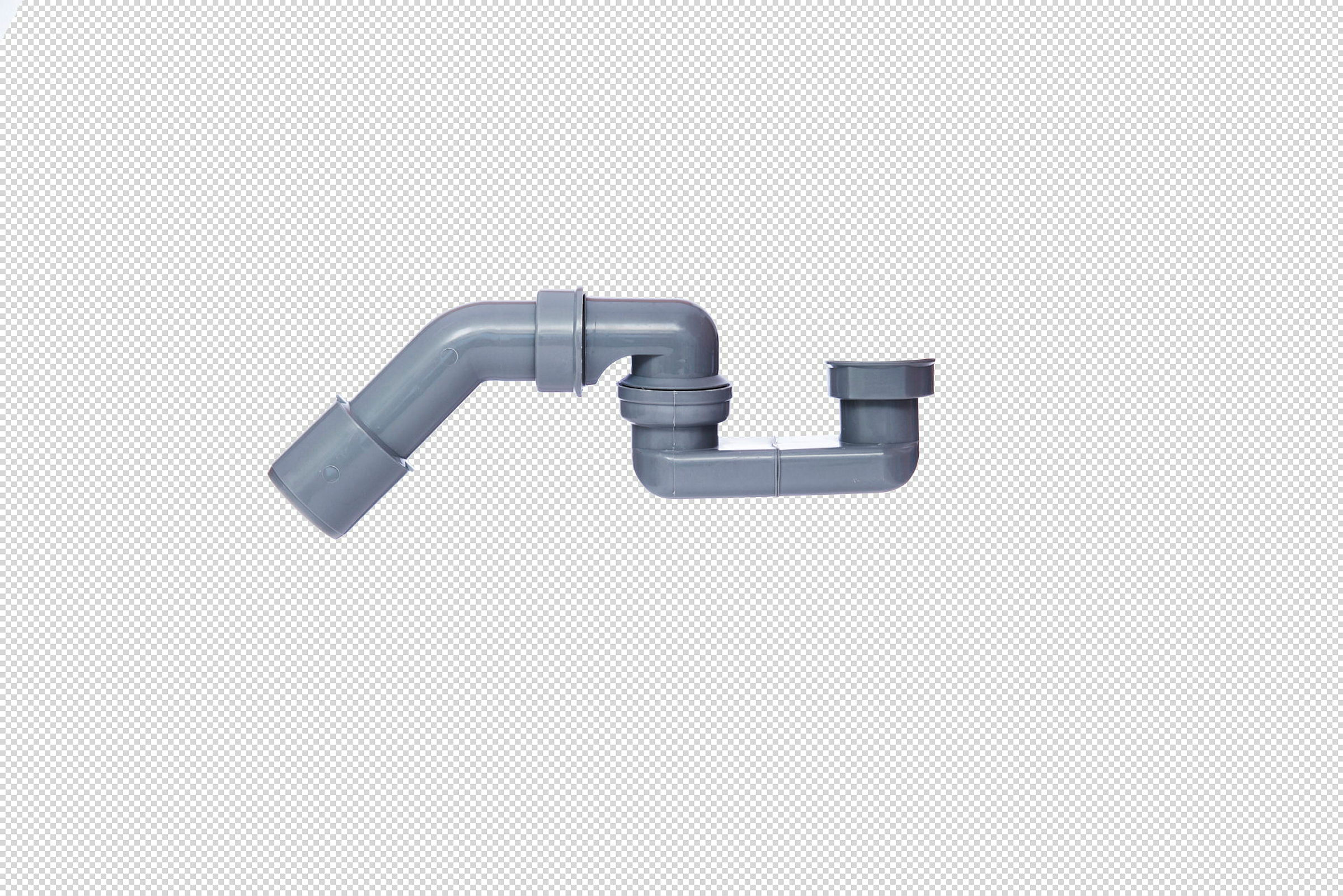 ECO-SAVE KS Siphon, Grau, 1 1/2'' x 40/50 mm, für Brausetasse