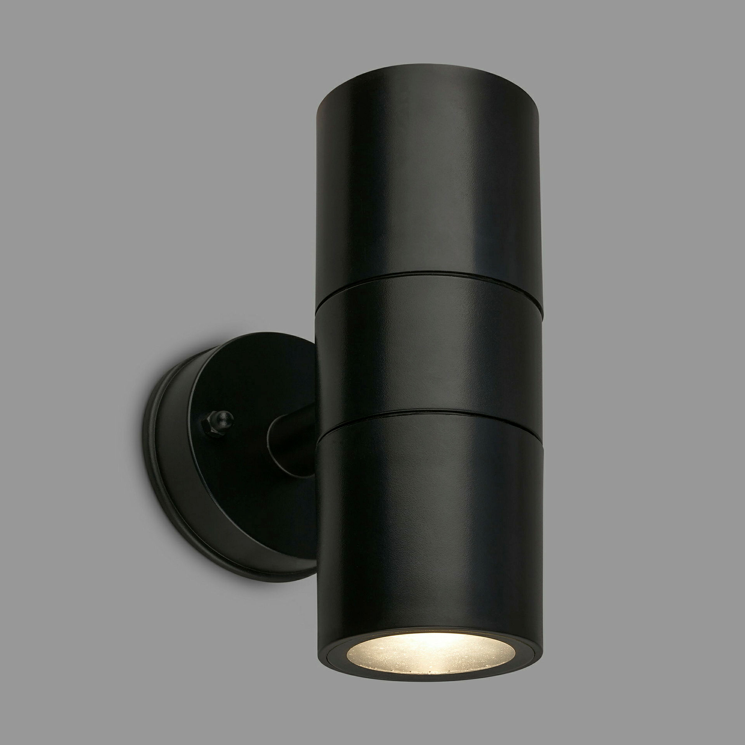 Außenwandleuchte, Schwarz, 2xGU10, IP54