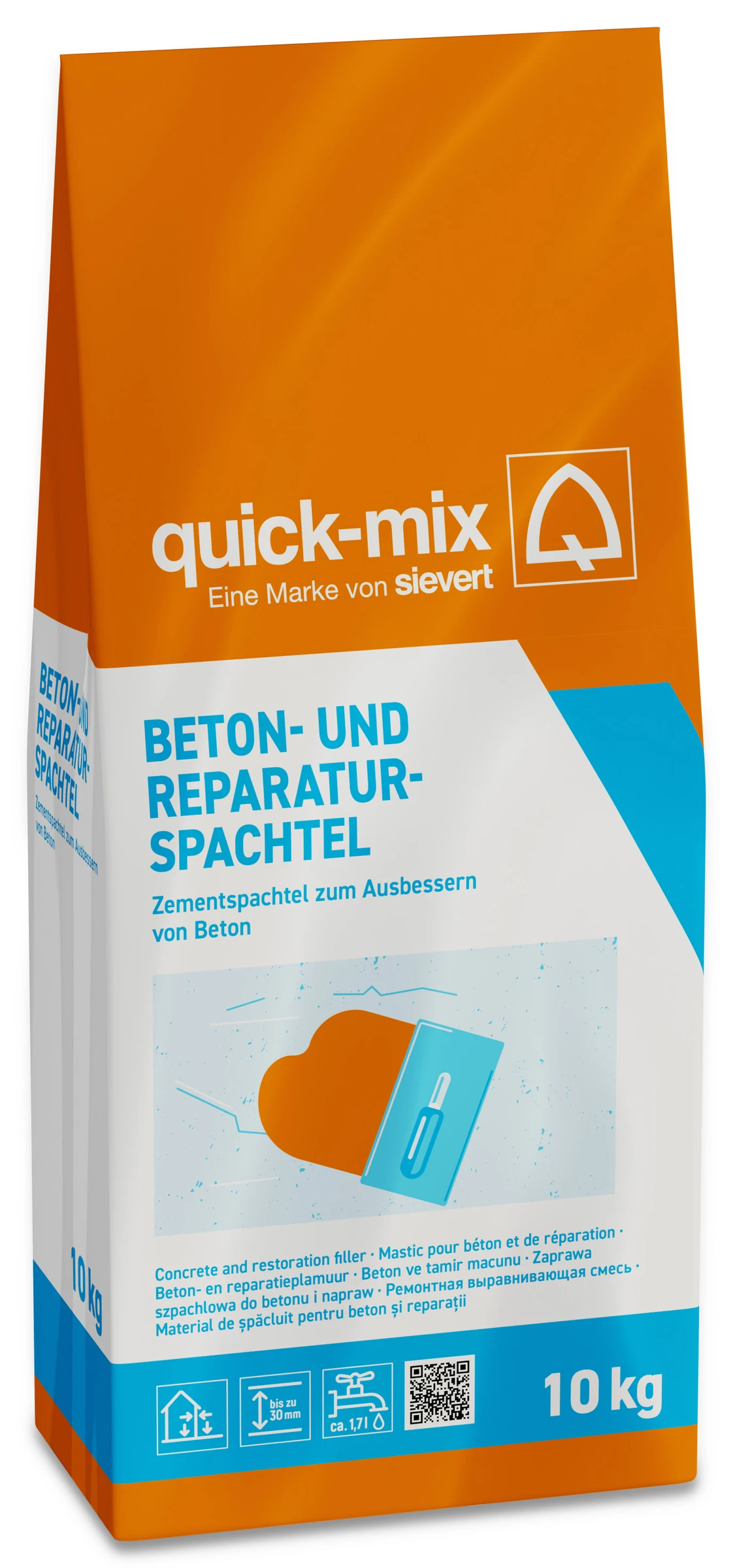 quick-mix Beton u Reparaturspachtel 10 kg