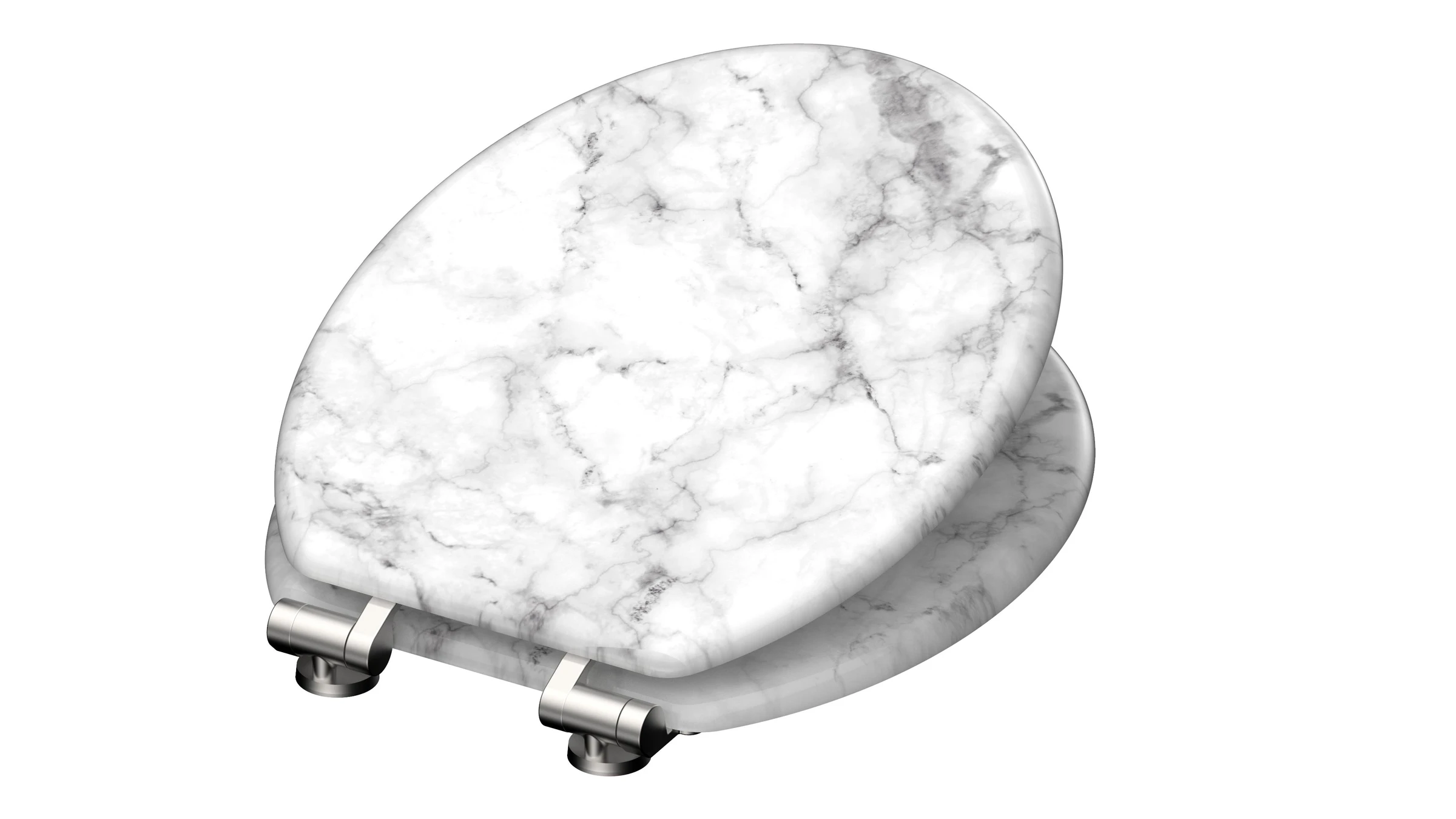 MDF WC-Sitz MARMOR STONE, mit Absenkautomatik