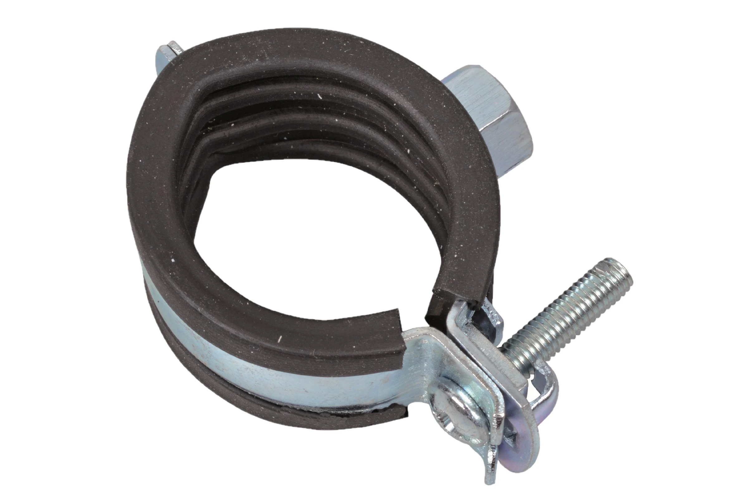 Rohrschelle, 30 mm - 35 mm, schallgedämmt, für 1'', mit M8 Gewindemuffe