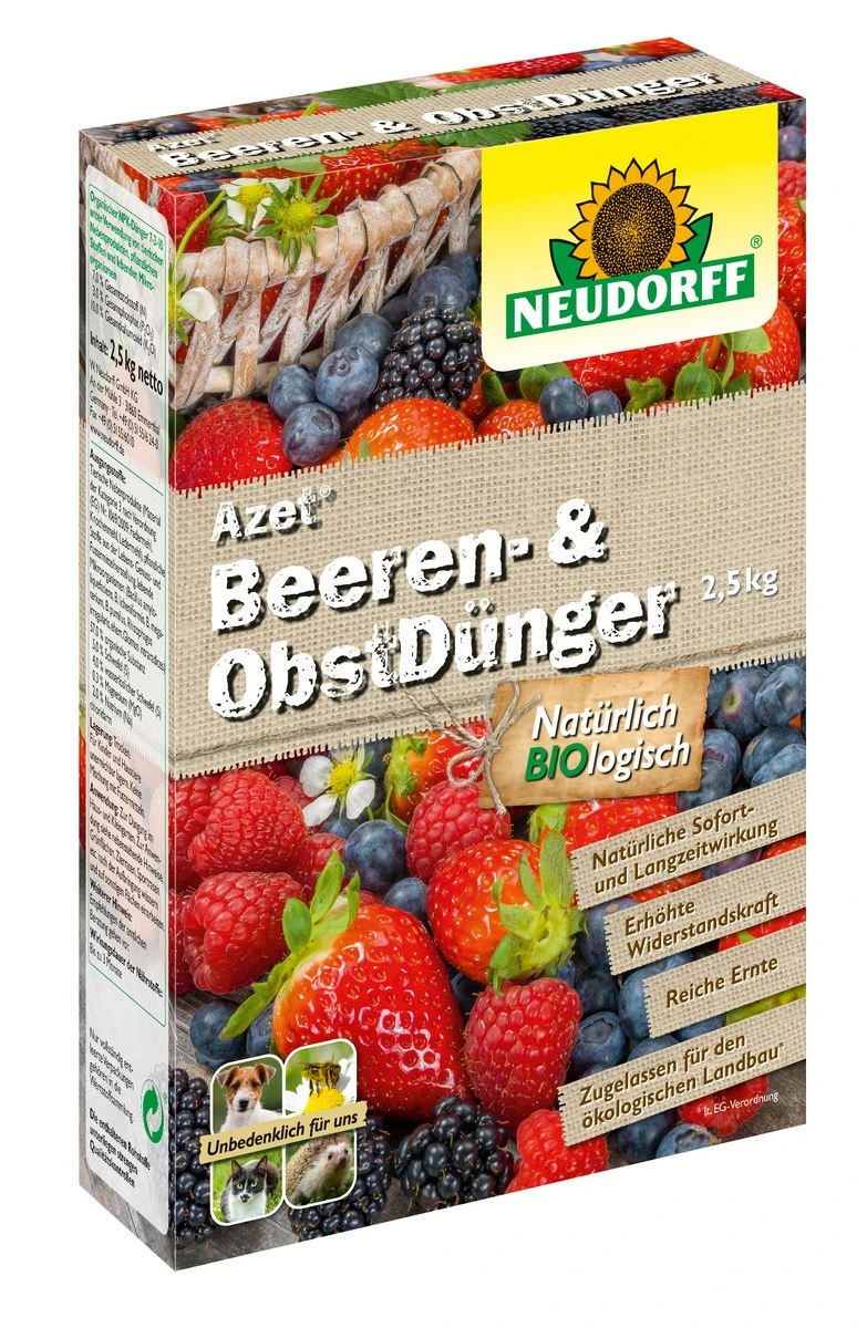 Neudorff Azet Beeren- undObstDünger, 2,5 kg