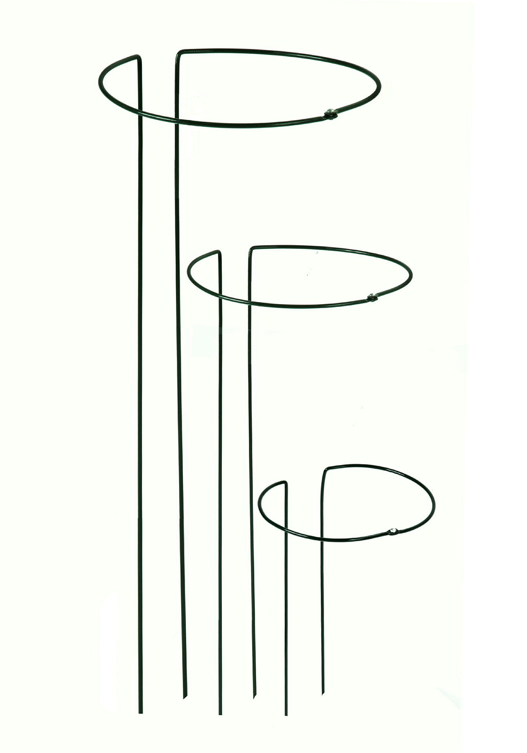 Pflanzen-/Blumenstütze Comfort, Stahldraht, Durchm. 5,5 mm, klappbar, kunst