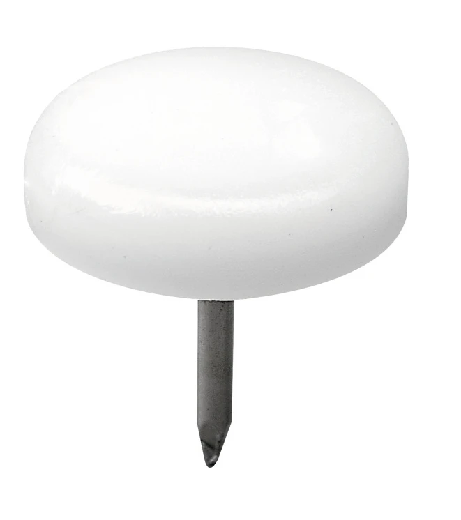 Kunststoffgleiter D22mm, weiß 8 Stück