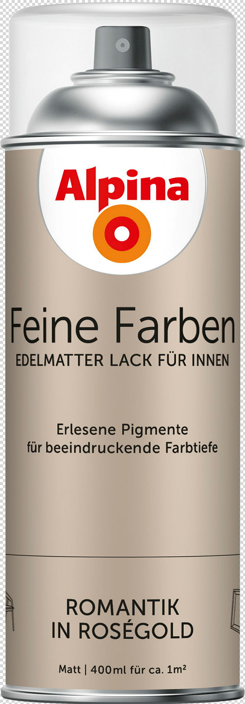 Alpina Feine Farben Sprühlack Romantik in Roségold 400ml