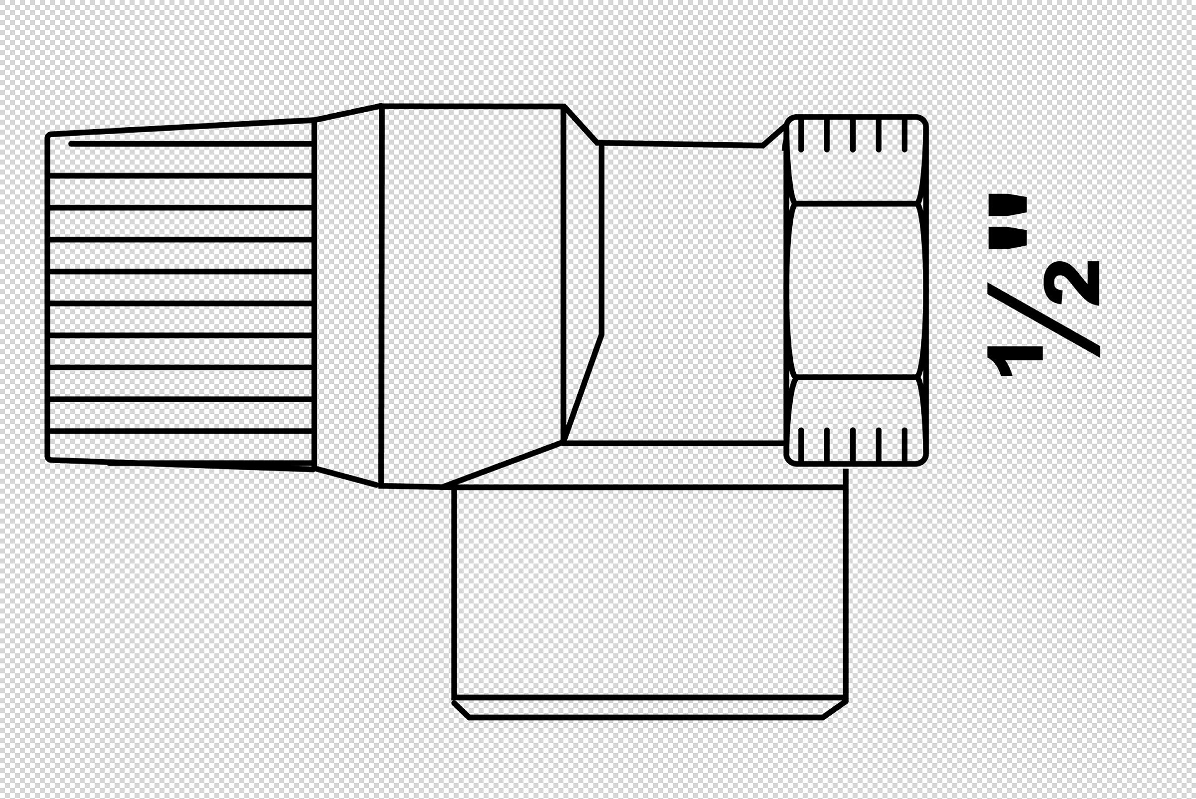 Sicherheitsventil, 10bar, 1/2''IG x 3/4''IG