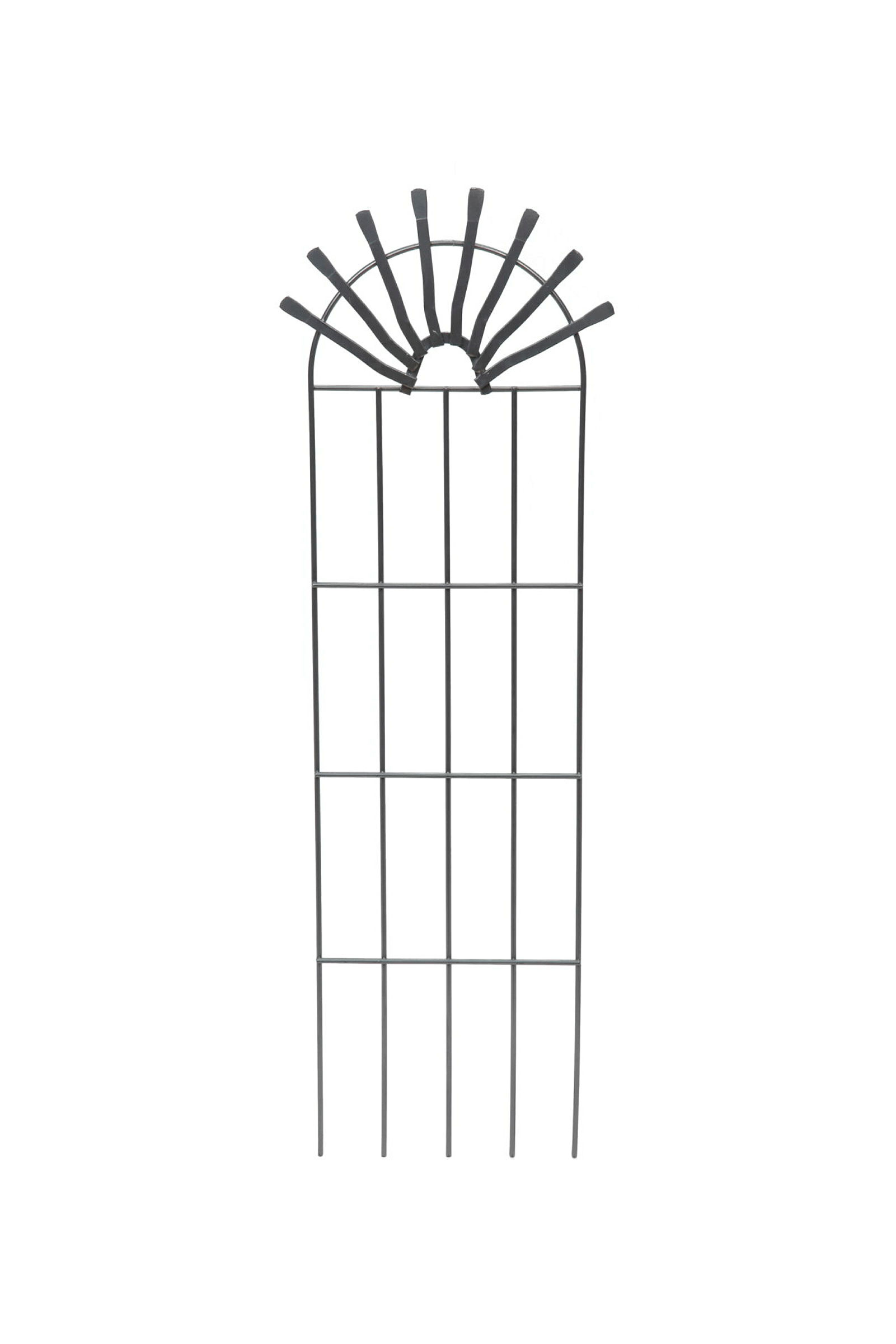 Rank-Gitter 'Sonne', Stahldraht, pulverbeschichtet, Höhe : 56cm