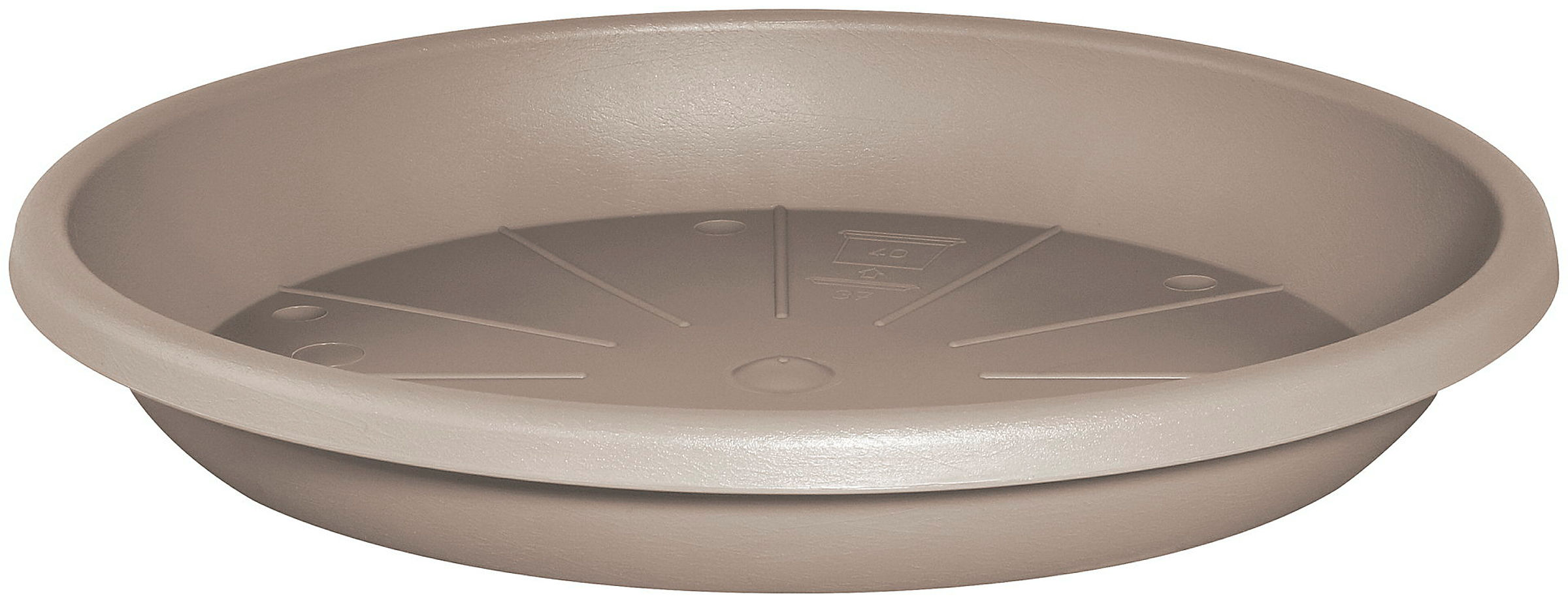 Untersetzer Cylindro 37 cm taupe