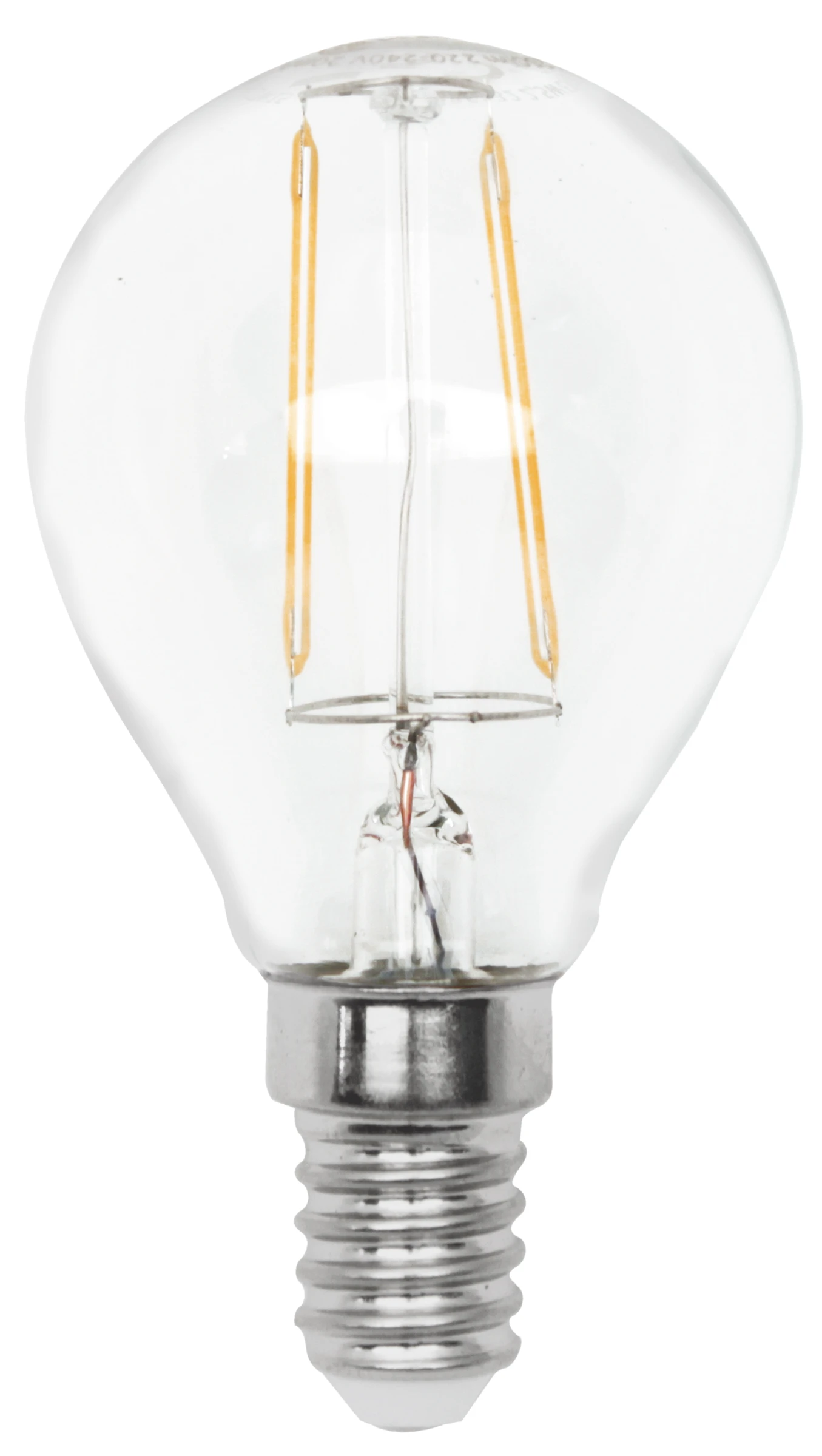 LED Filament P45 2,5W-250lm-E14/827