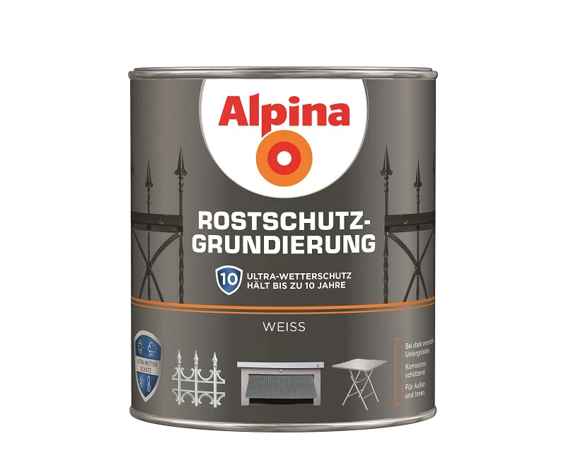 Alpina Rostschutz-Grundierung 2 Liter weiß