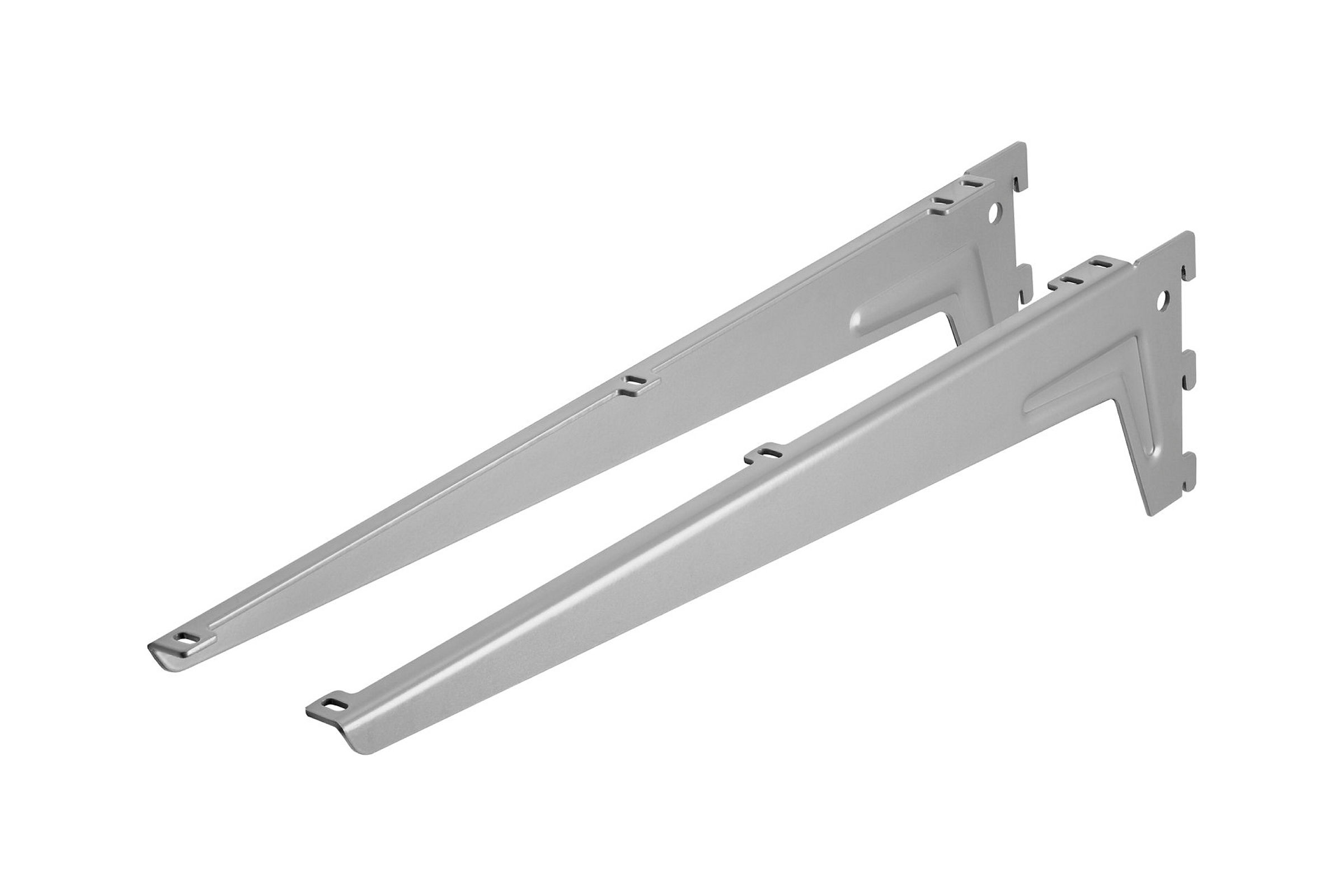 Winkelträger, 1 Paar 480 mm, silber