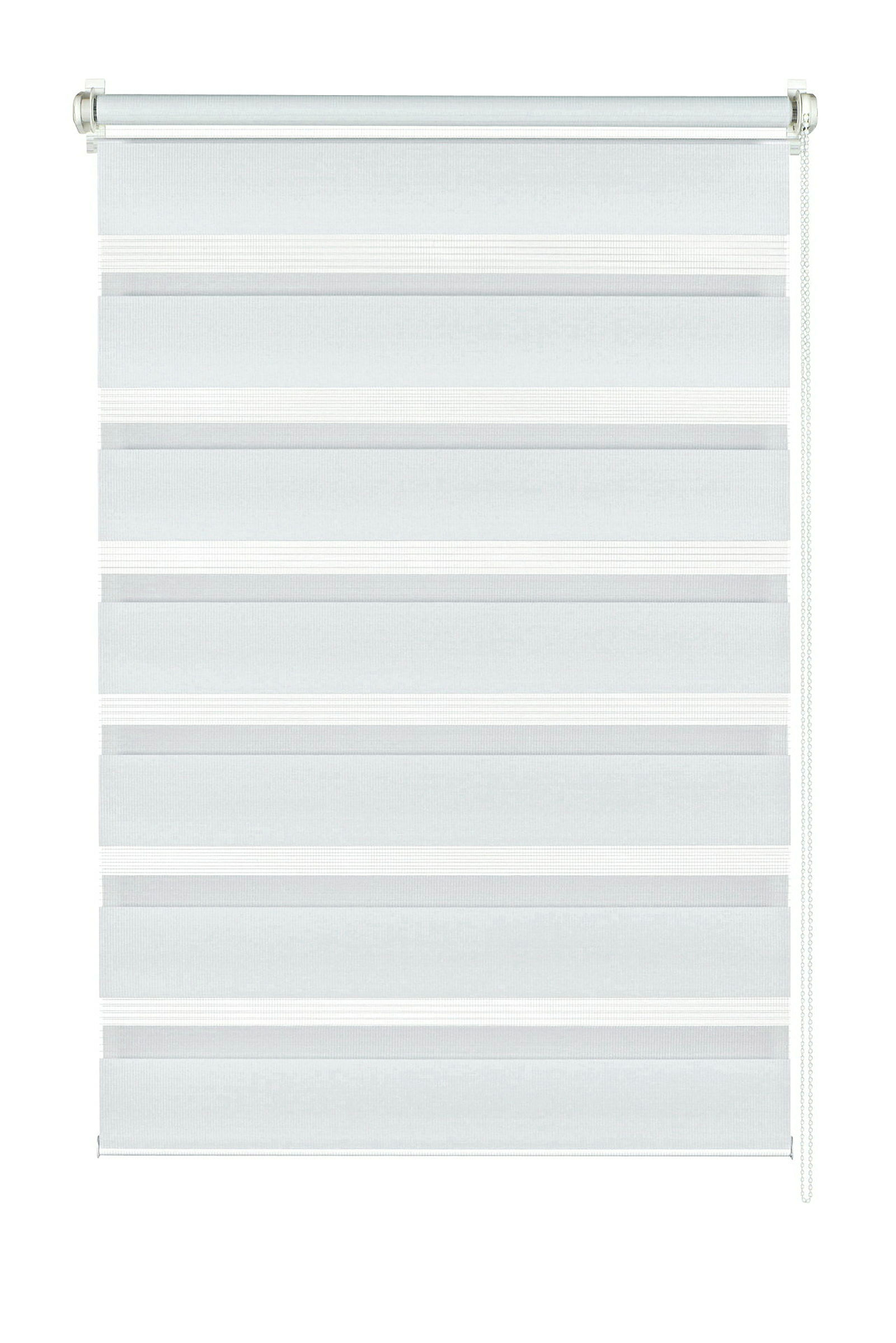 EASYFIX Doppelrollo, ohne Bohren, weiß, 45x150 cm