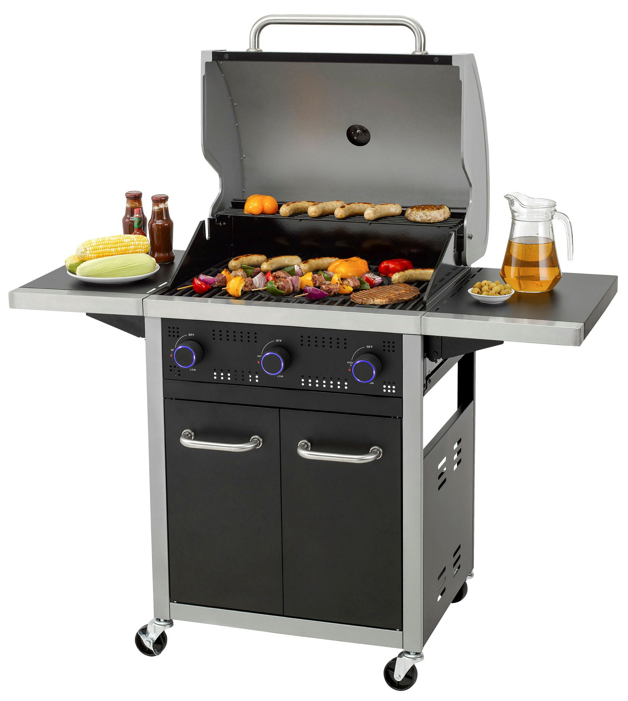 Grillgenuss in Perfektion mit dem tepro Gasgrill Seattle 3 mit 3 einzeln re