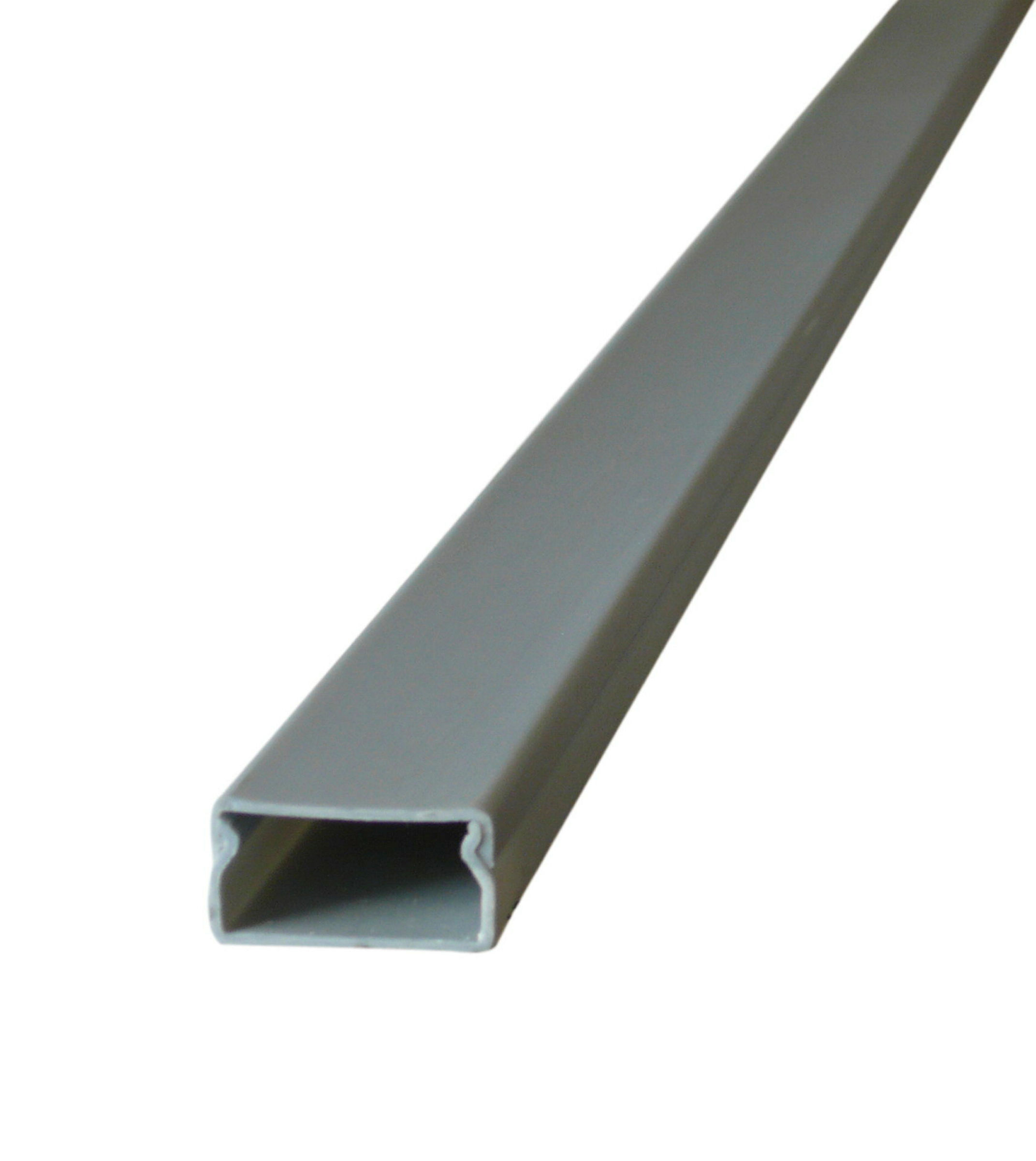 Kunststoffkanal, 30 x 15 mm, 2 m, silber