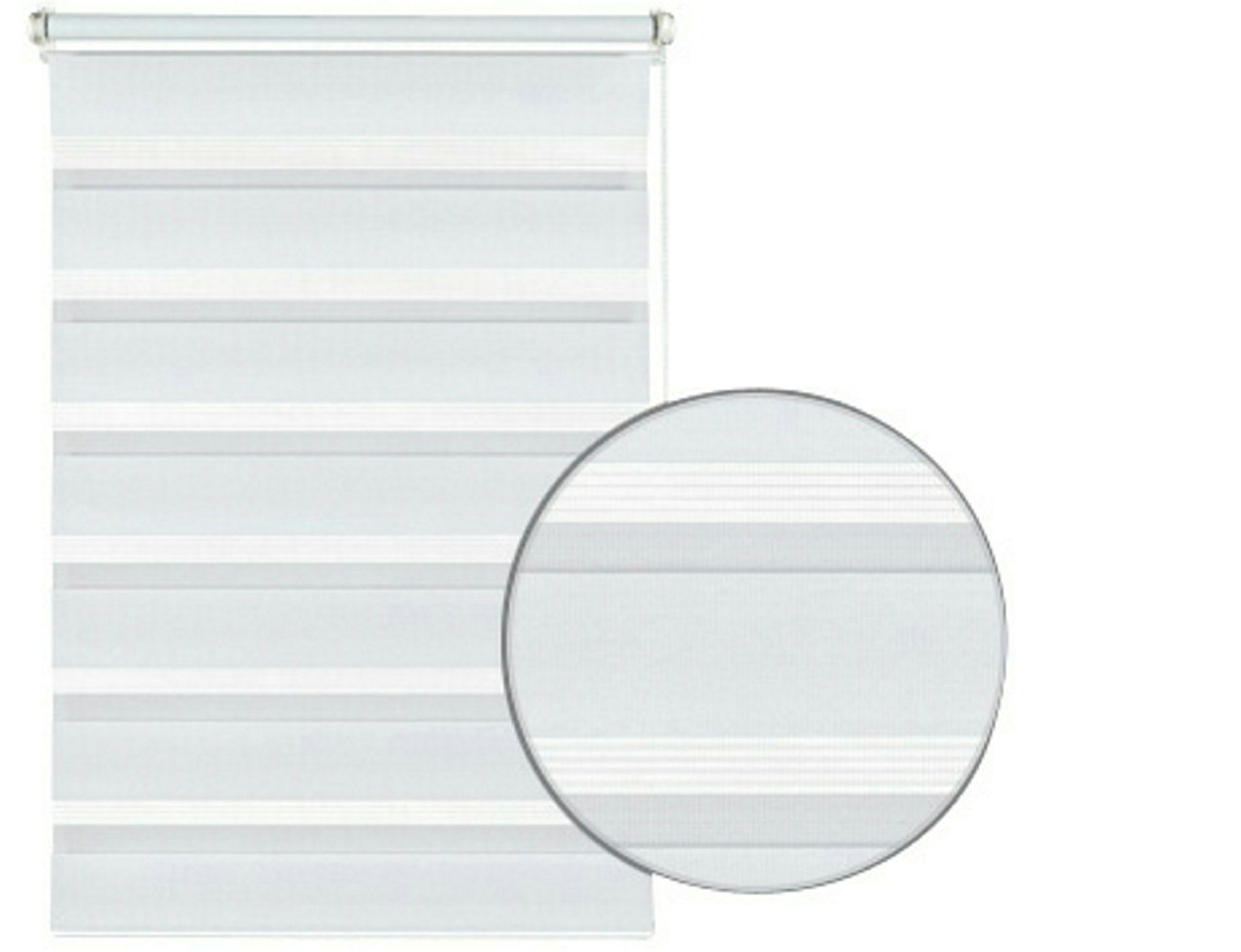 EASYFIX Doppelrollo, ohne Bohren, weiß, 45x150 cm
