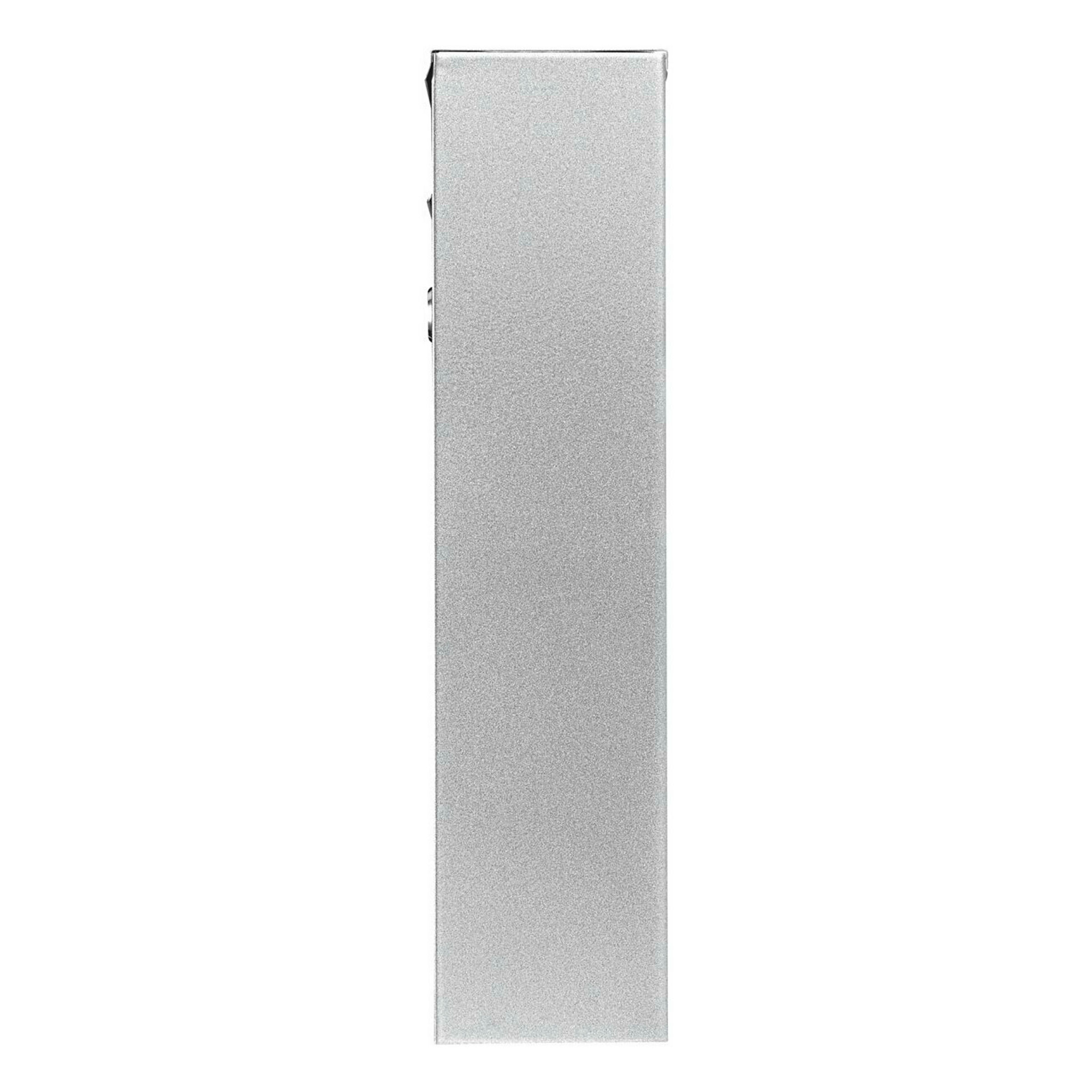 Briefkasten Stahl-lackiert Pocket 5871 Si silber