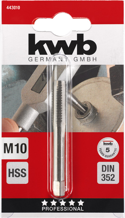 Einschnitt-Gewindebohrer, M10