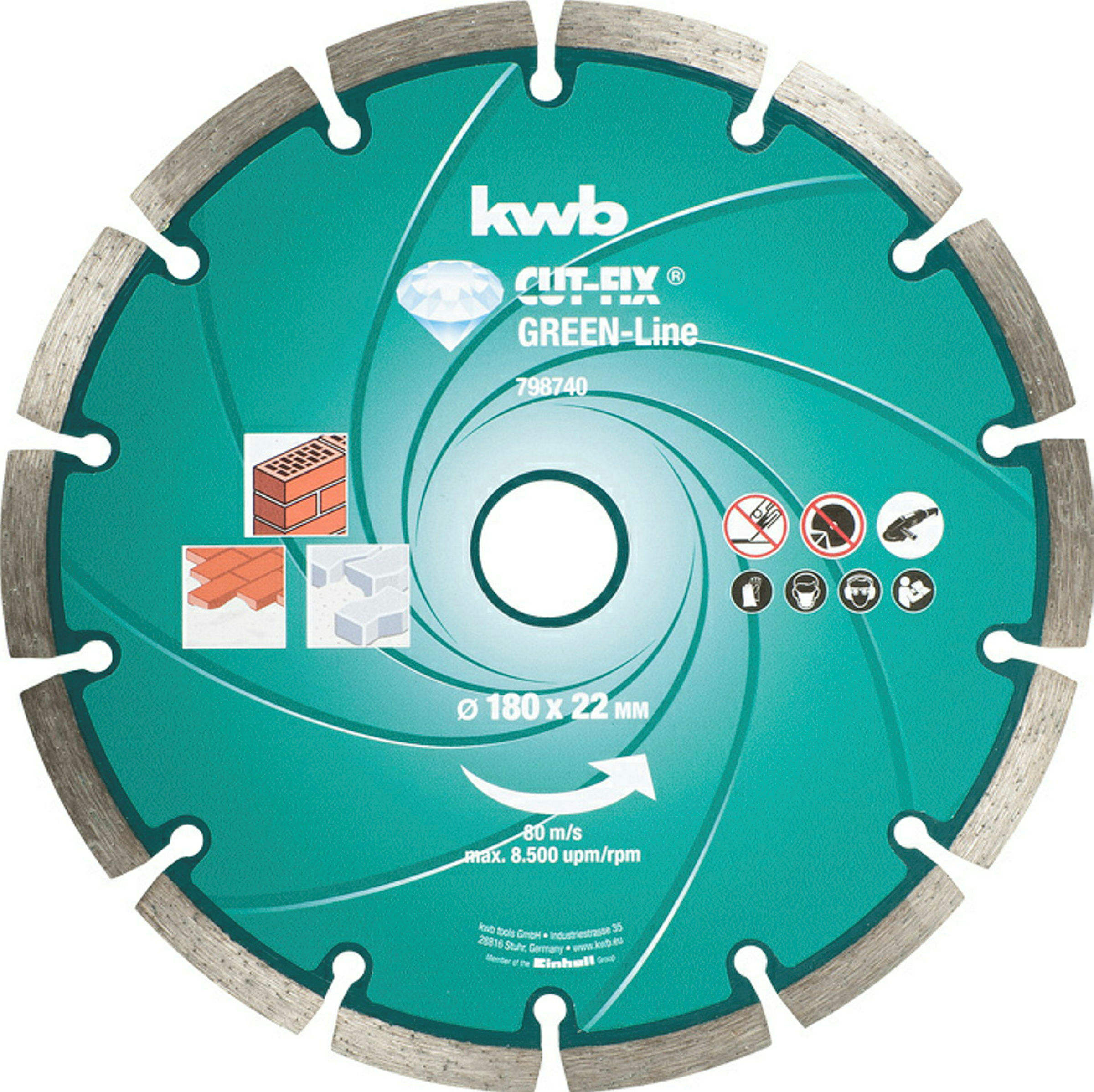 CUT-FIX® Green-Line DIAMANT Trennscheiben, ø 180 mm