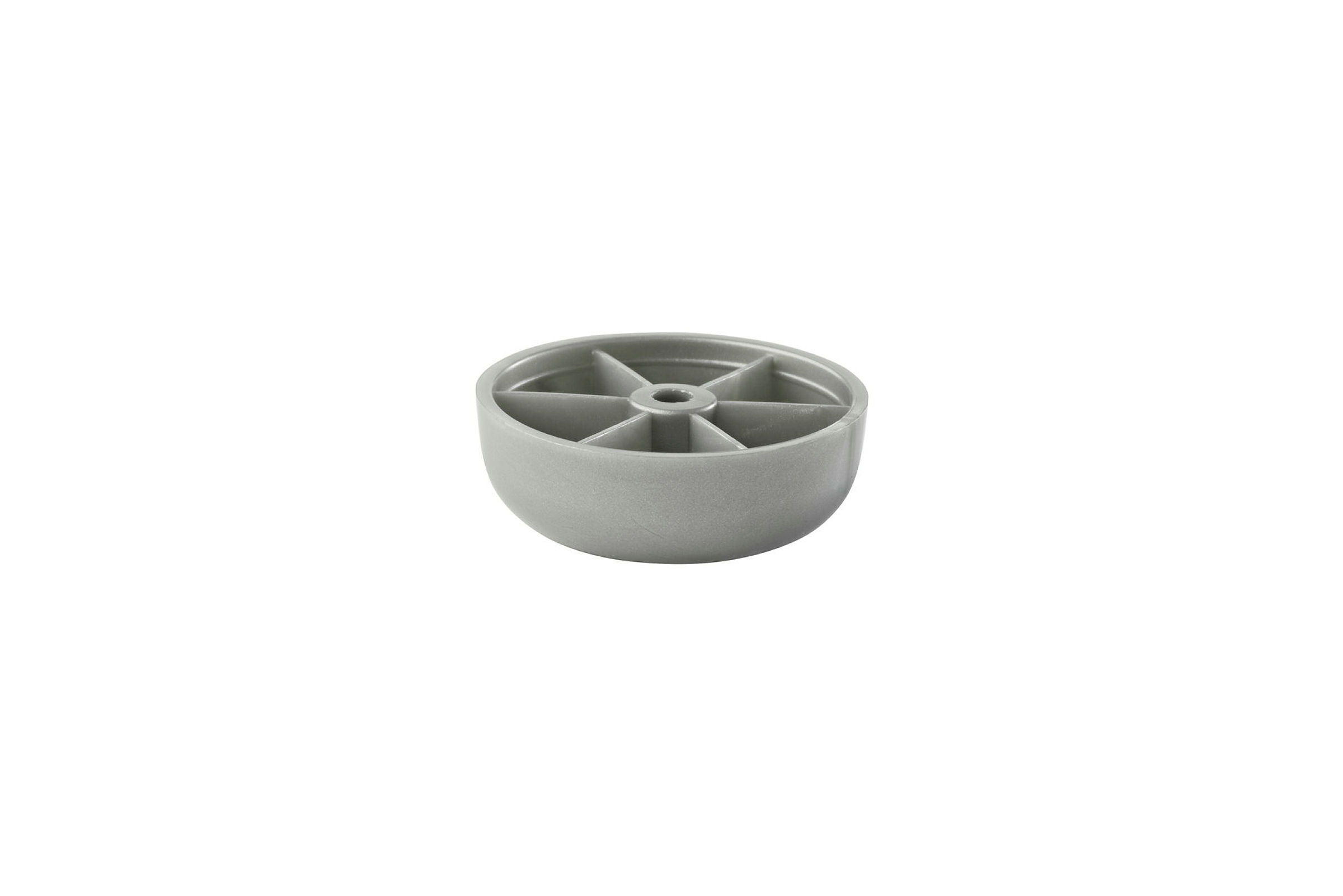 Möbelgleiter DISC rund , Ø45x16 mm Grau Kunststoff