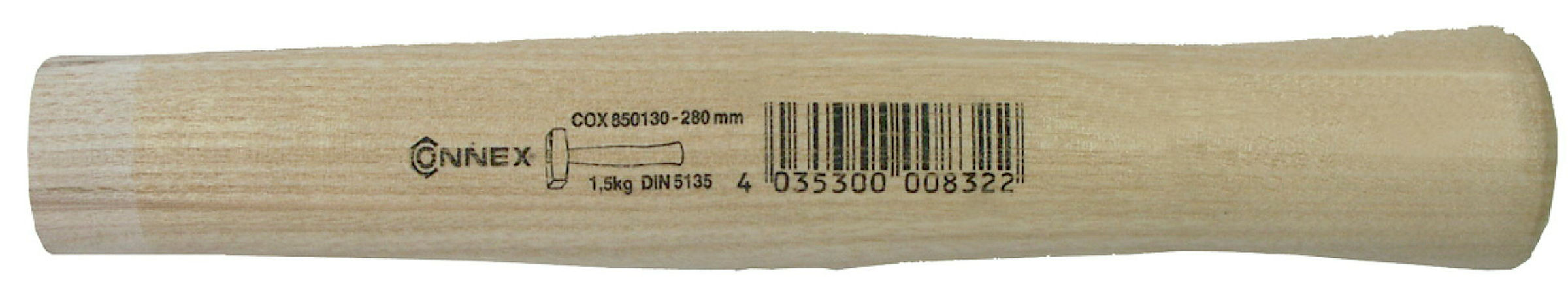 Fäustelstiel f. 1500g 280mm Esche