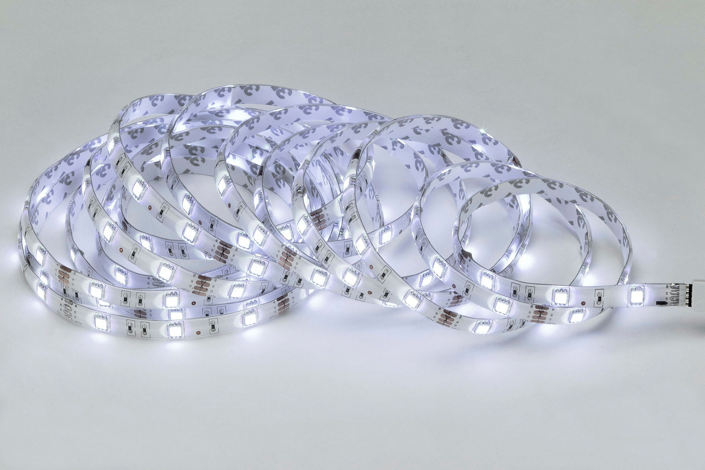 RGB-LED Flexband, weiß, 150xRGB-LED/0,12W