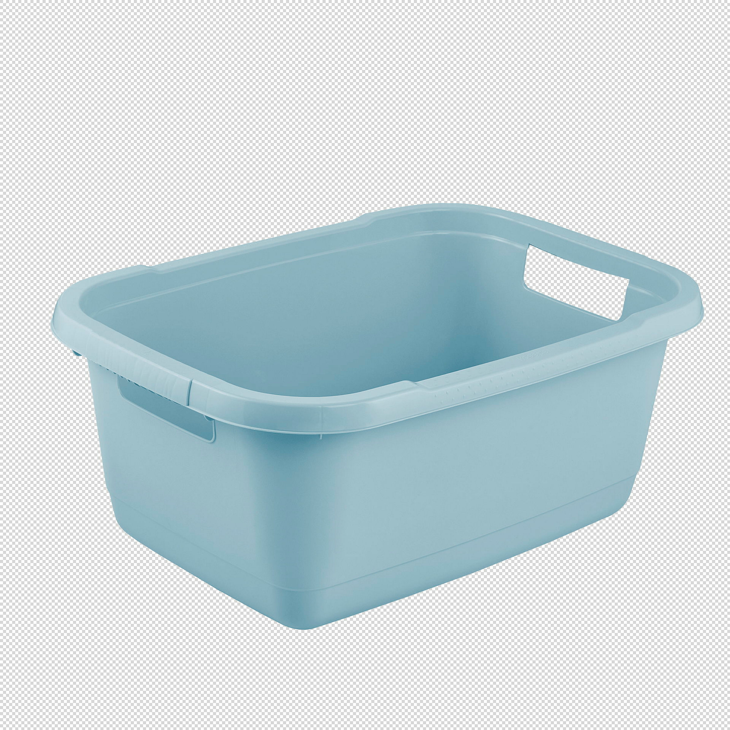 keeeper Wäschewanne, Stabiler Kunststoff, 32 l, Aenna, Nordic Blue