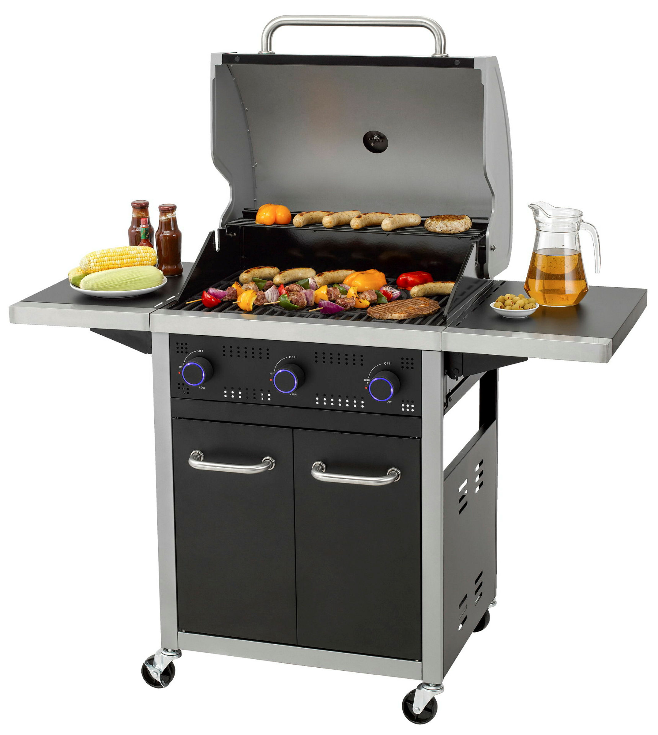 Grillgenuss in Perfektion mit dem tepro Gasgrill Seattle 3 mit 3 einzeln re
