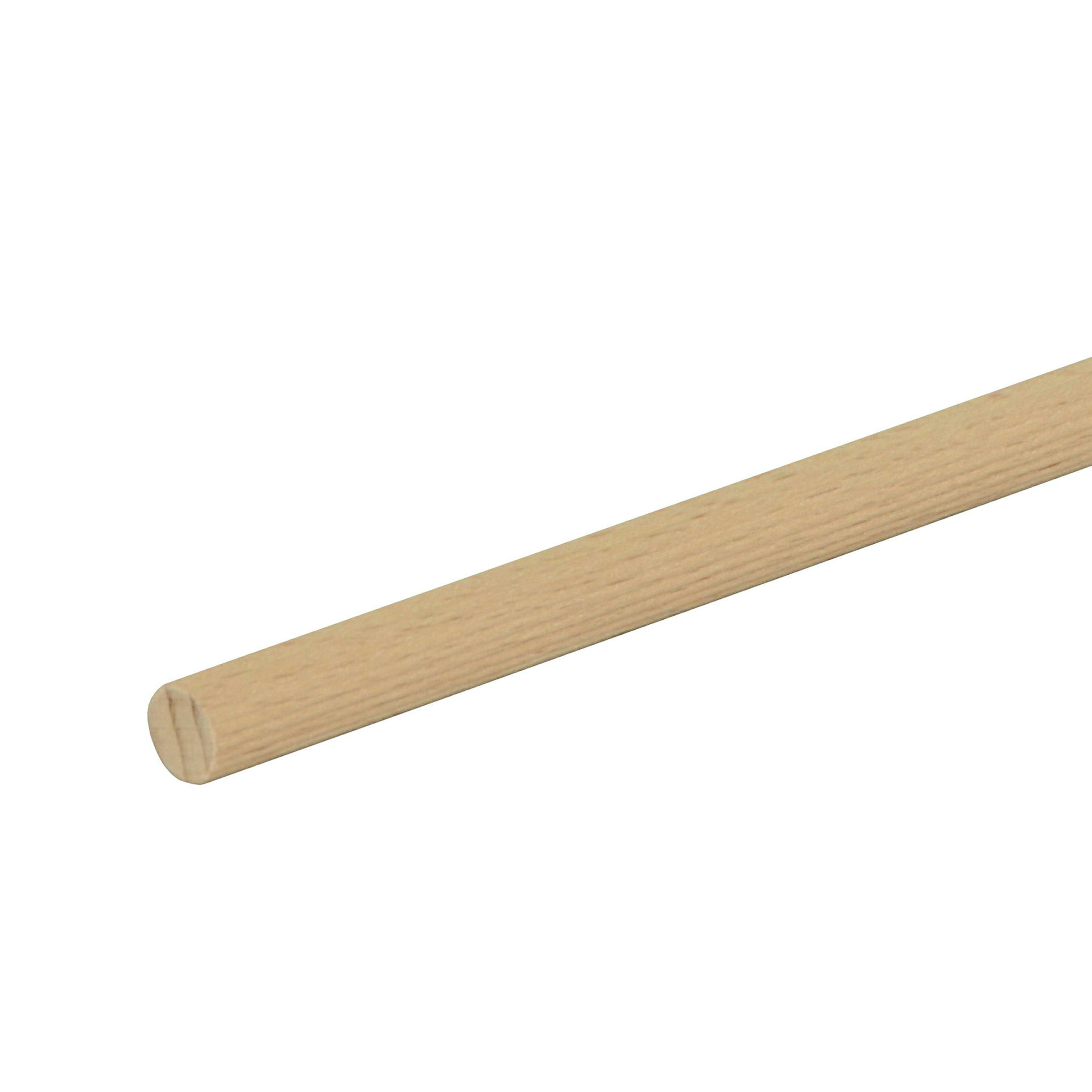 Rundstab gerillt (Dübel) Buche 10mm, 100cm