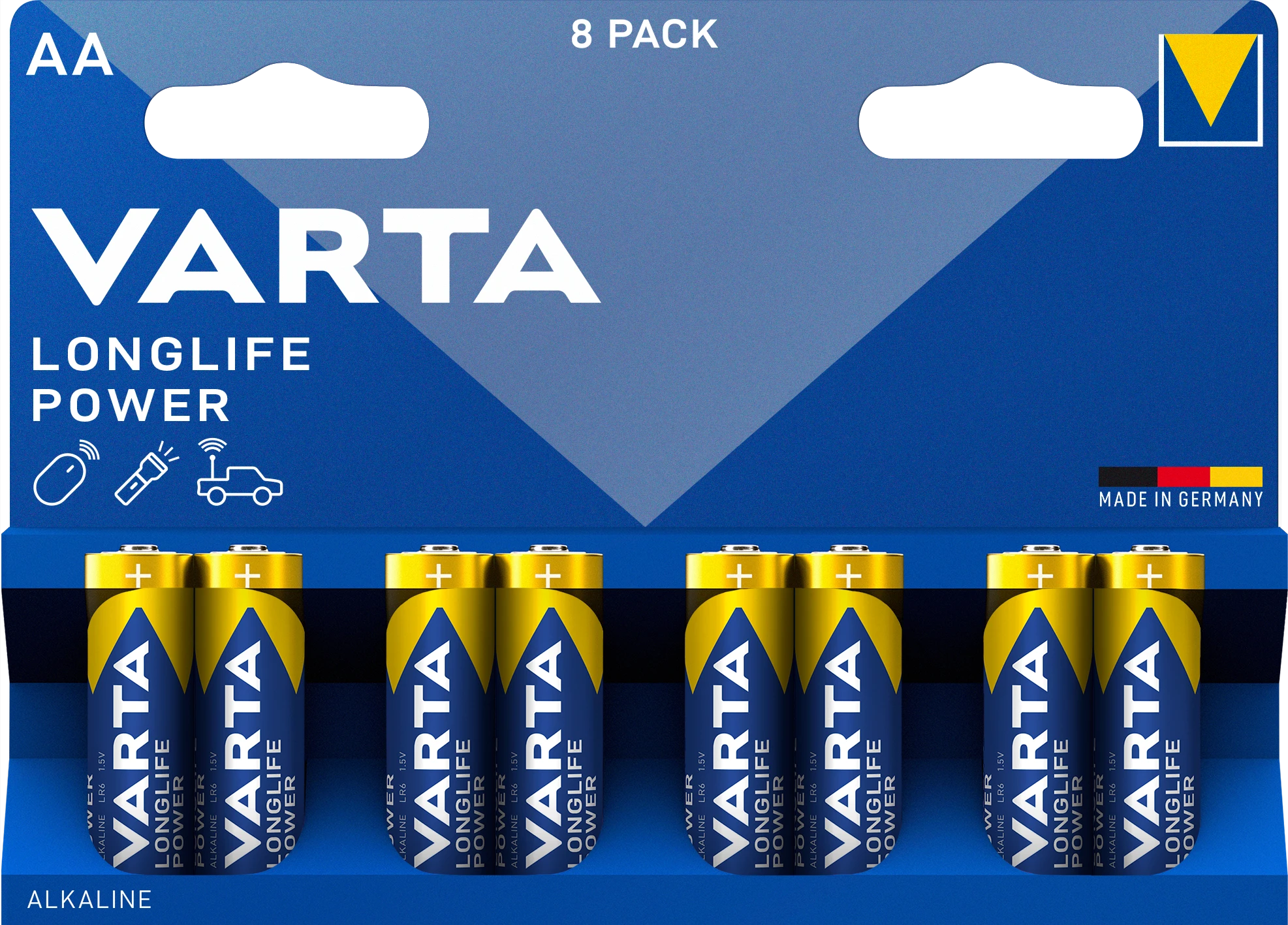 VARTA LONGLIFE Power AA Blister 8